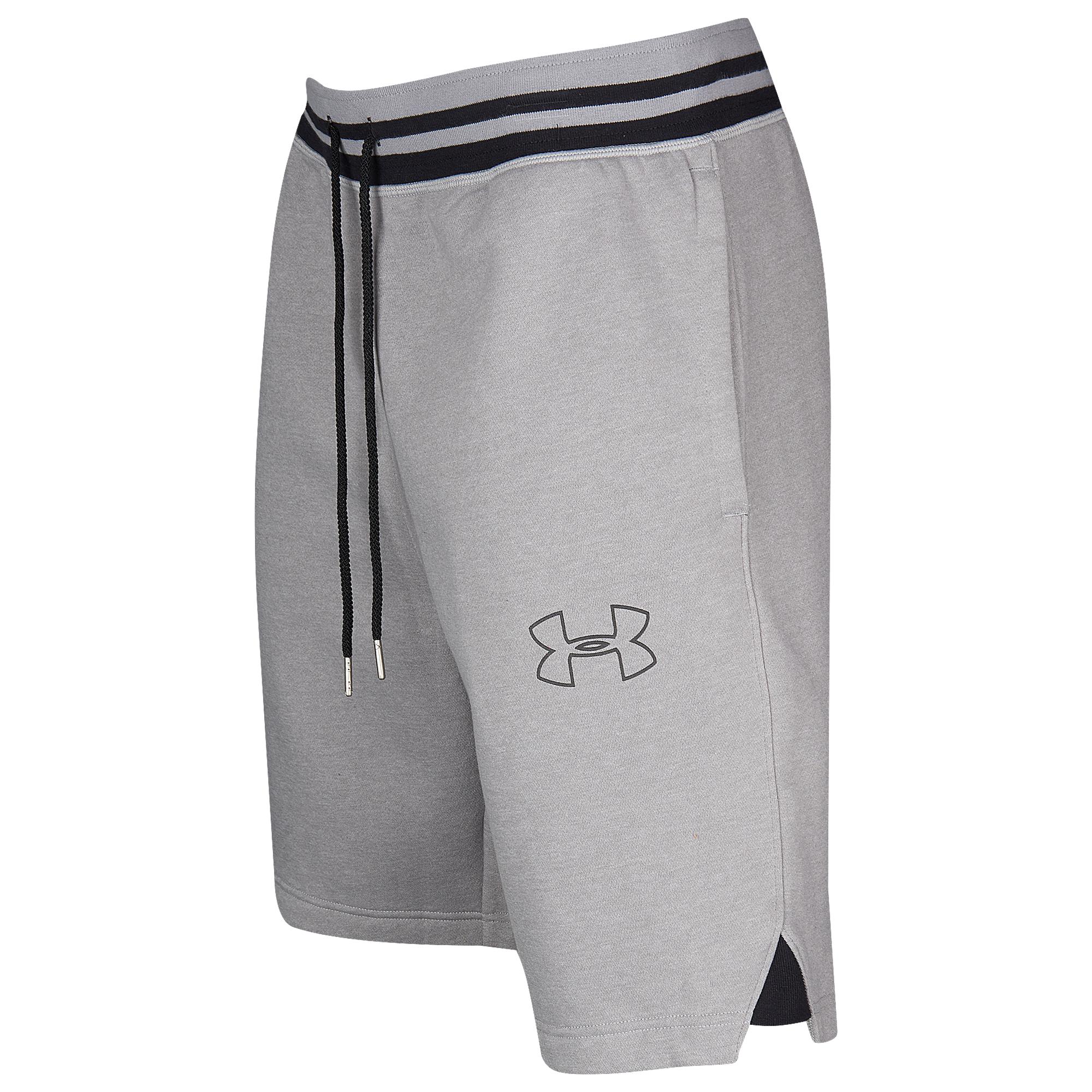 gray fleece shorts