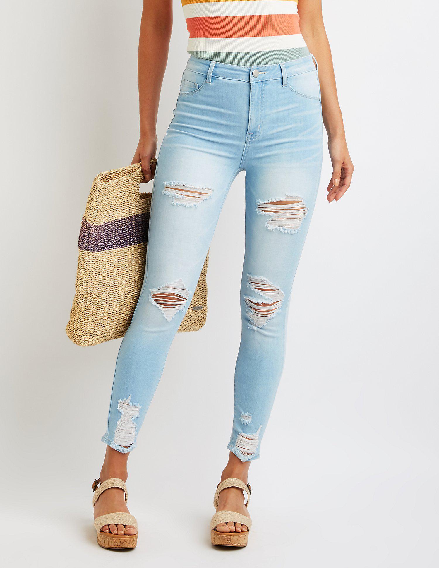 charlotte russe high waisted pants