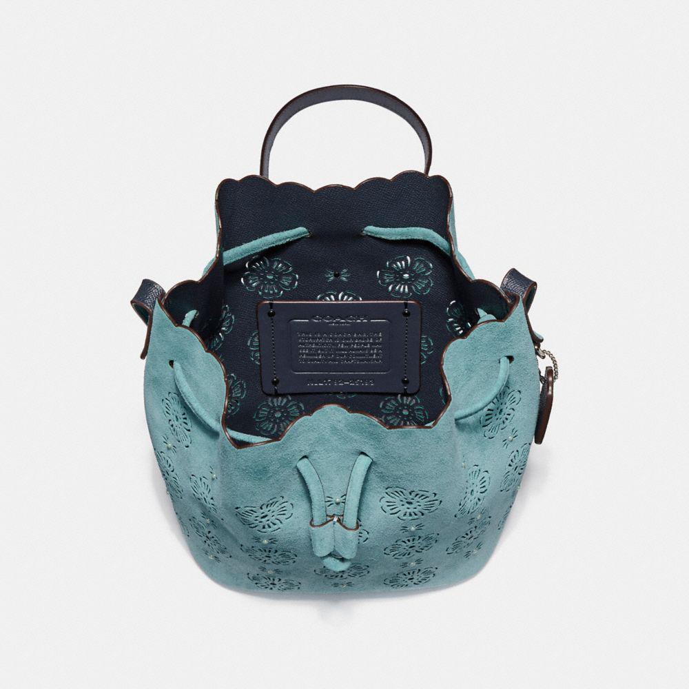 Lyst Coach Bucket Bag 16 In Marine Calfskin Blue Gallery Women S Bucket Bags
