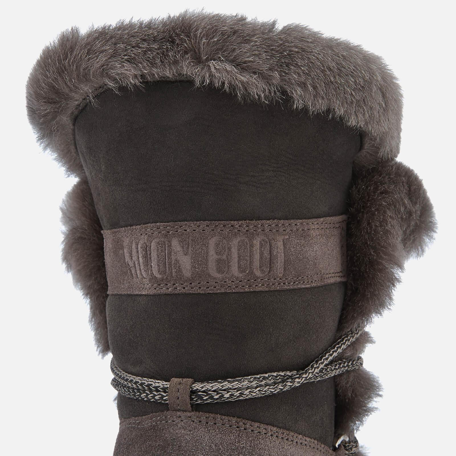 grey shearling boots