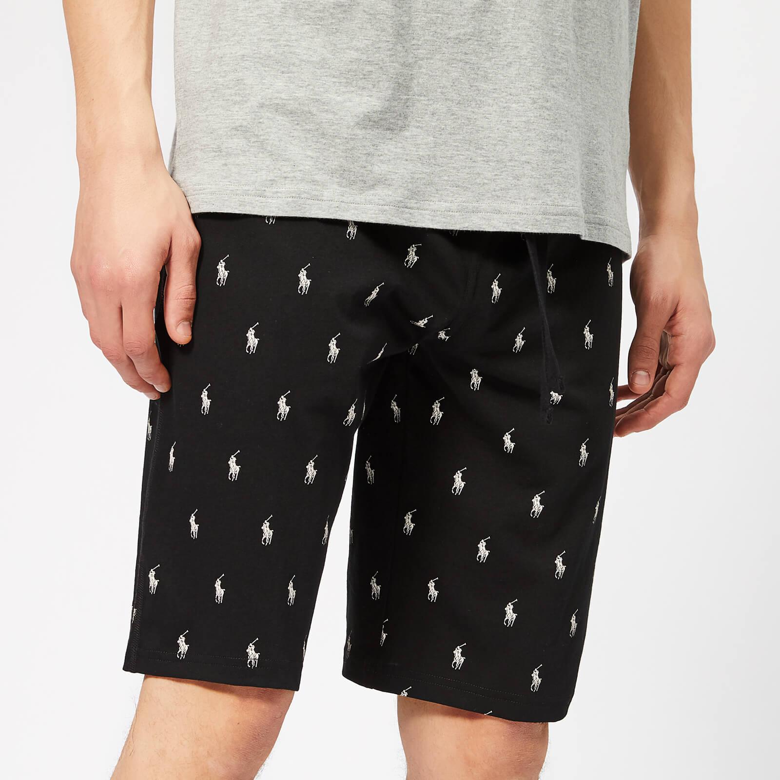 Polo Ralph Lauren All Over Pony Shorts in Black for Men - Lyst