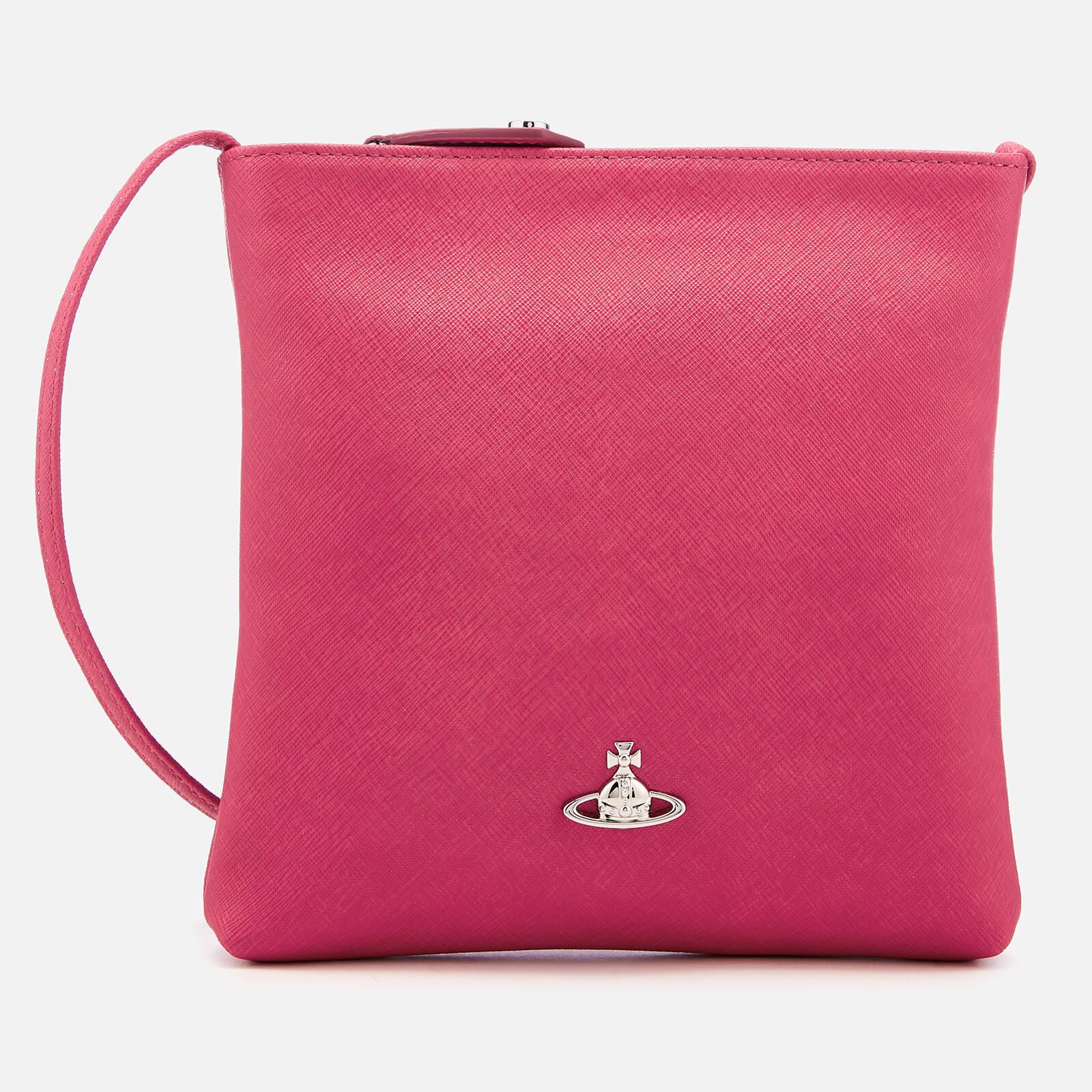 Vivienne Westwood Leather Victoria Square Cross Body Bag in Pink - Lyst