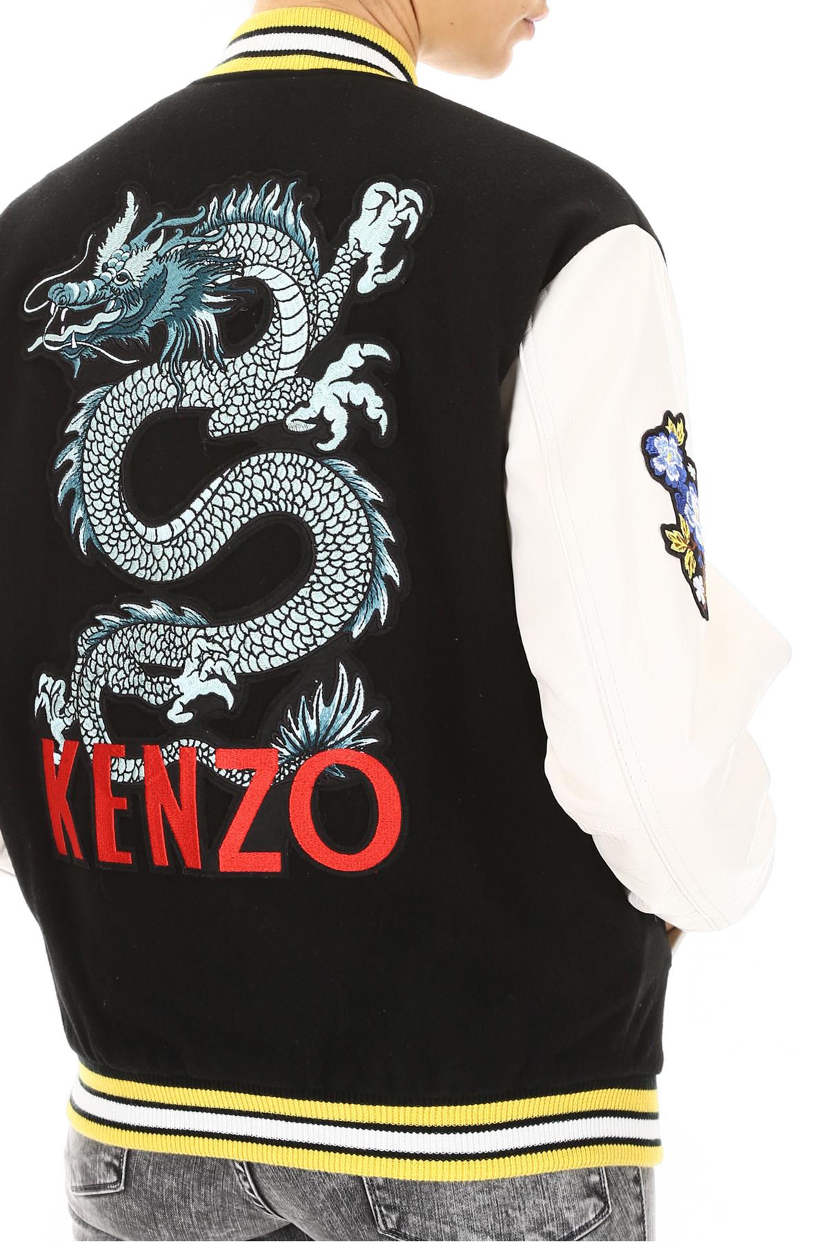 KENZO Varsity Jacket in Black Lyst