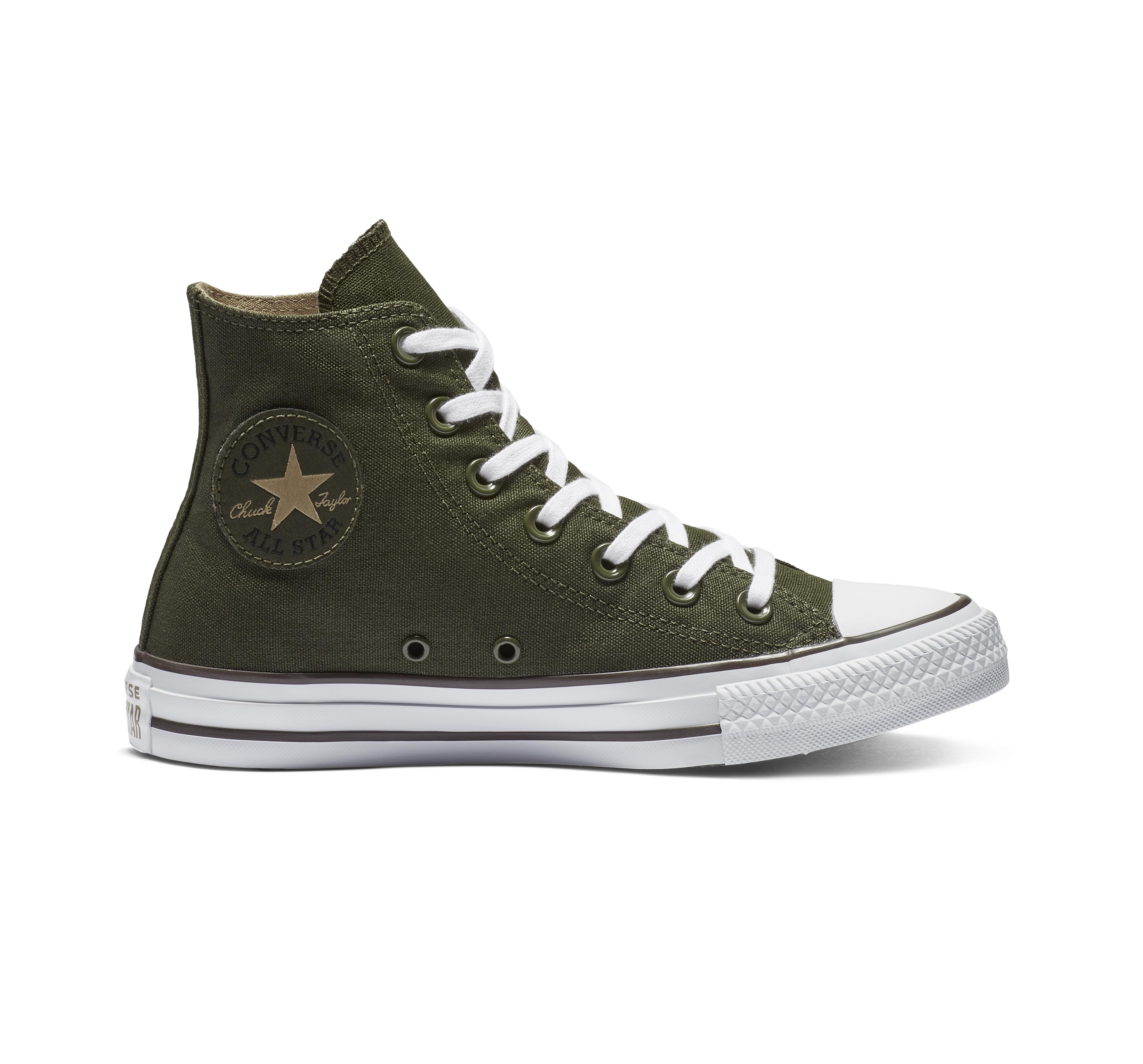 green converse high cut