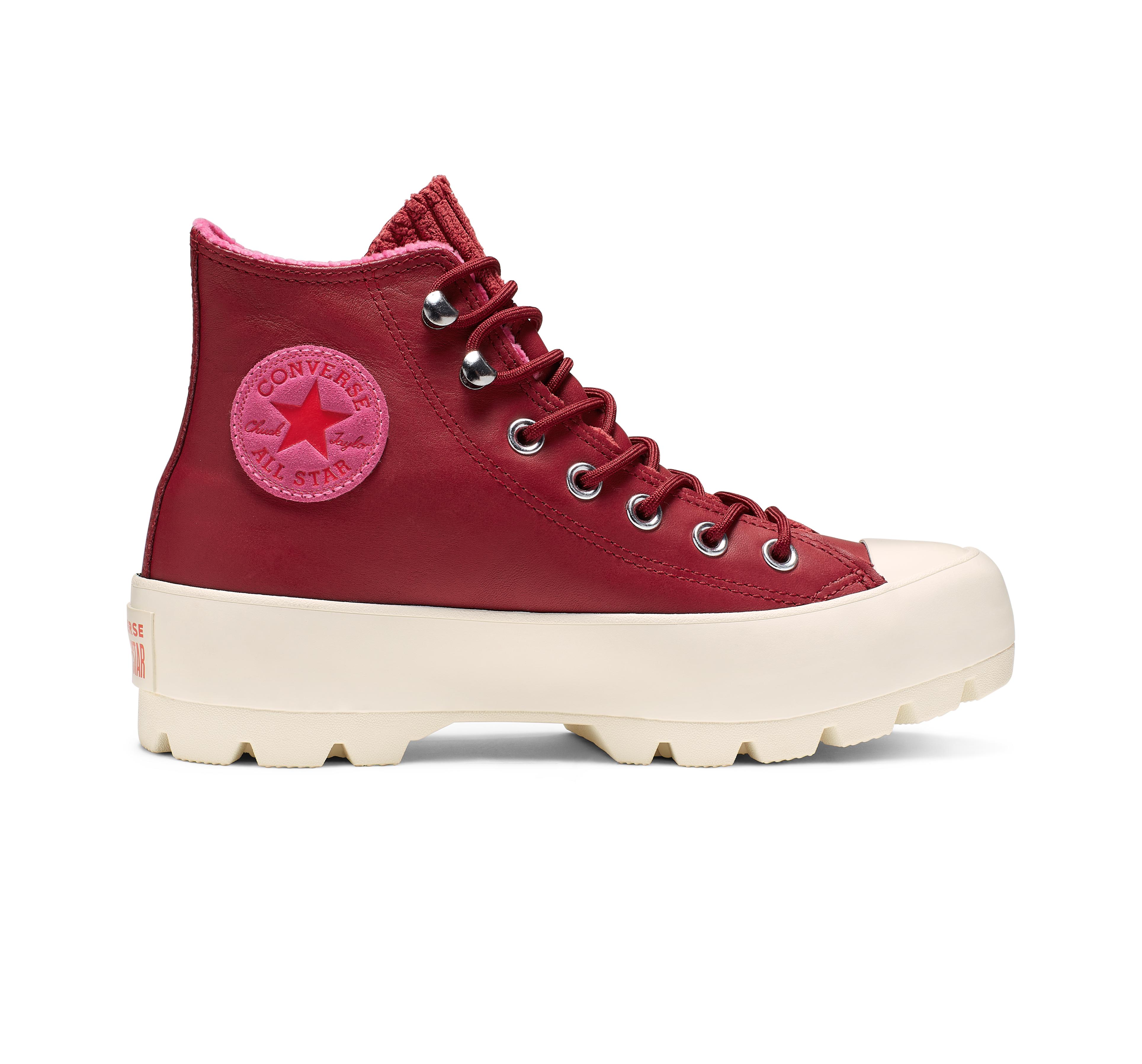 converse lugged leather high tops