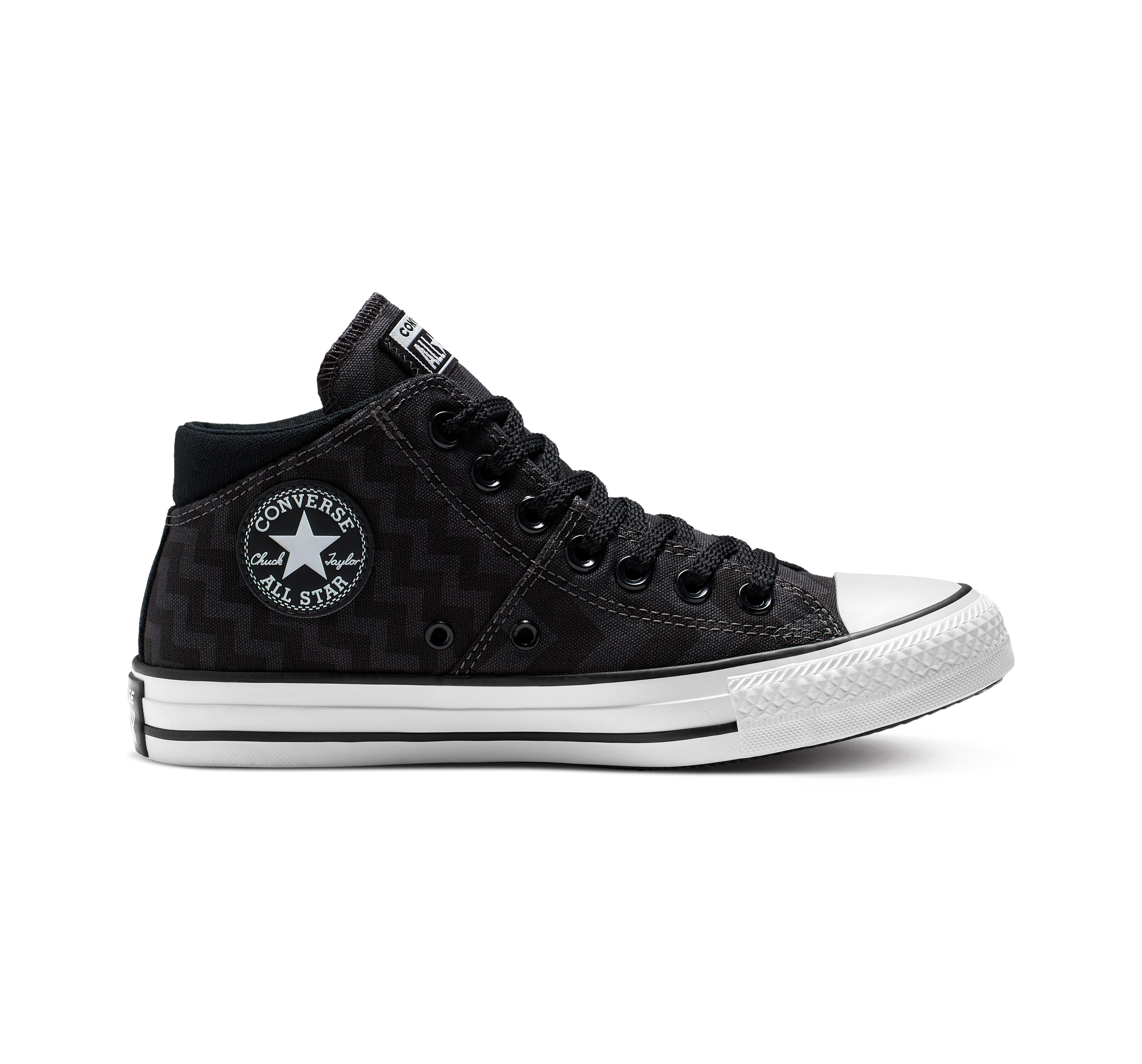 Converse Chuck Taylor All Star Glam Dunk Madison Mid in Black - Lyst