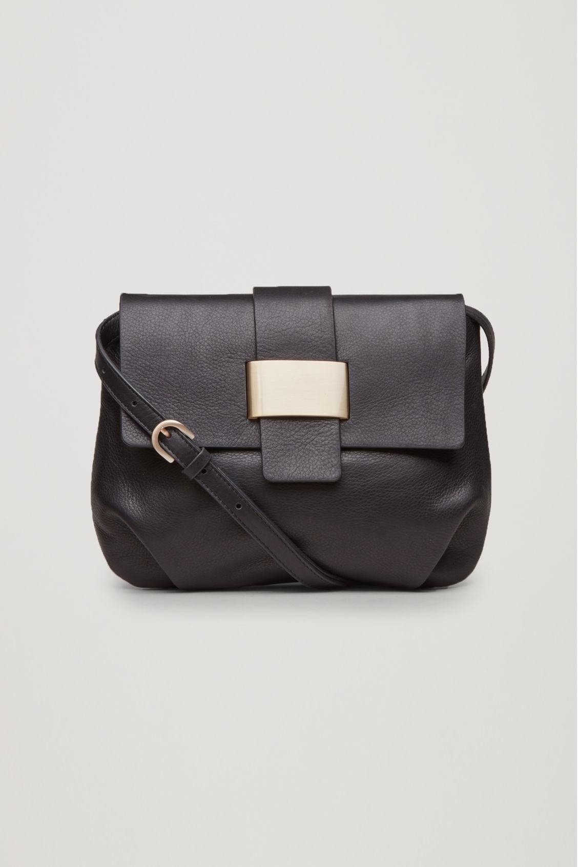 cos soft leather shoulder bag