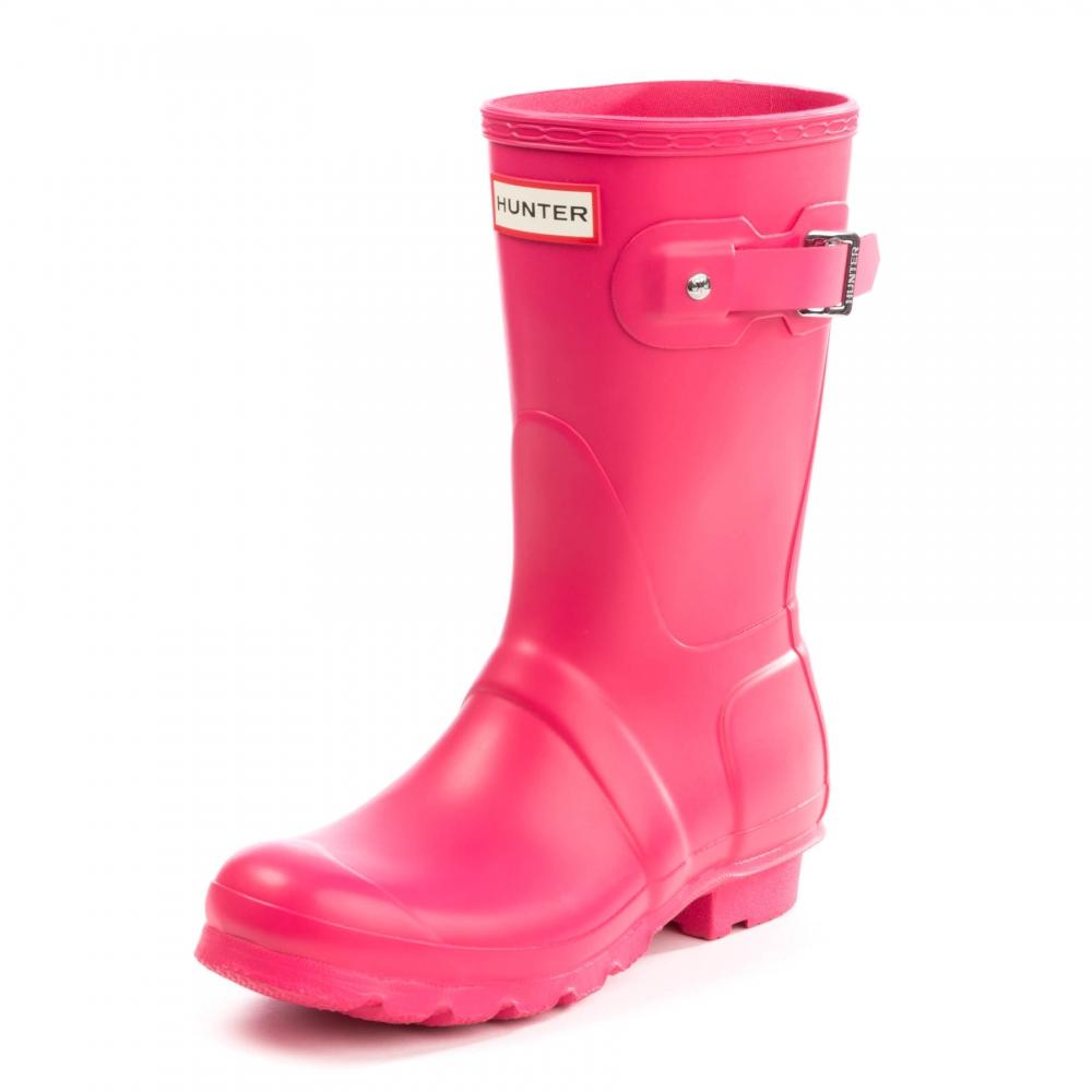 Lyst - Hunter Original Short Ladies Wellington Boots in Pink