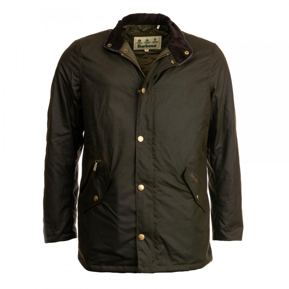 Barbour Prestbury Mens Waxed Jacket in Green for Men Lyst