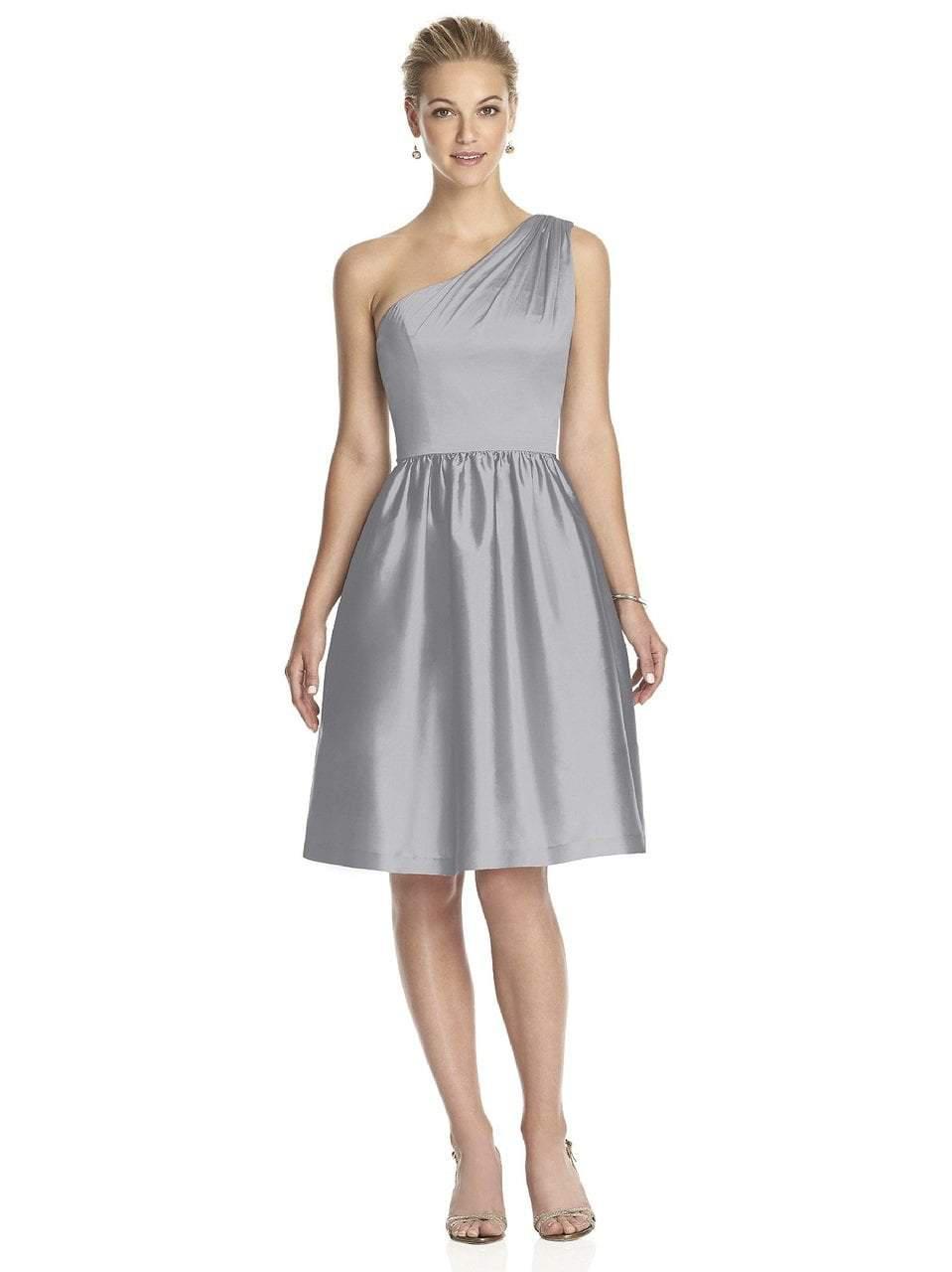 Alfred Sung D530 Bridesmaid Dress In French Gray in Gray - Lyst