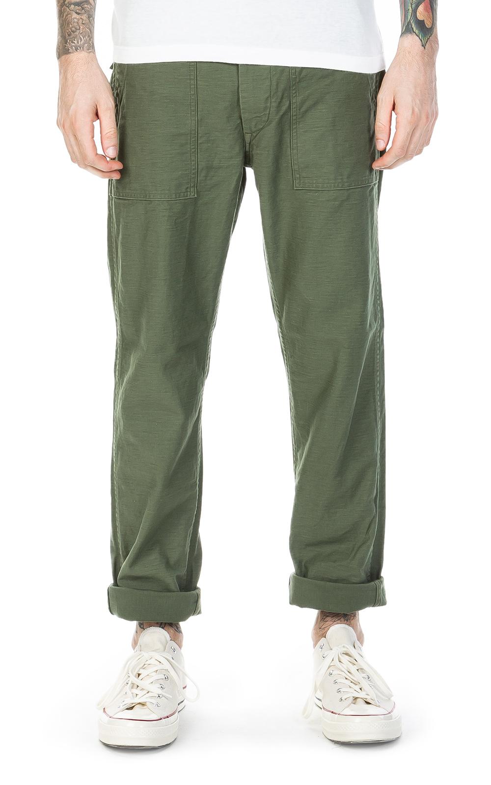 green pants men