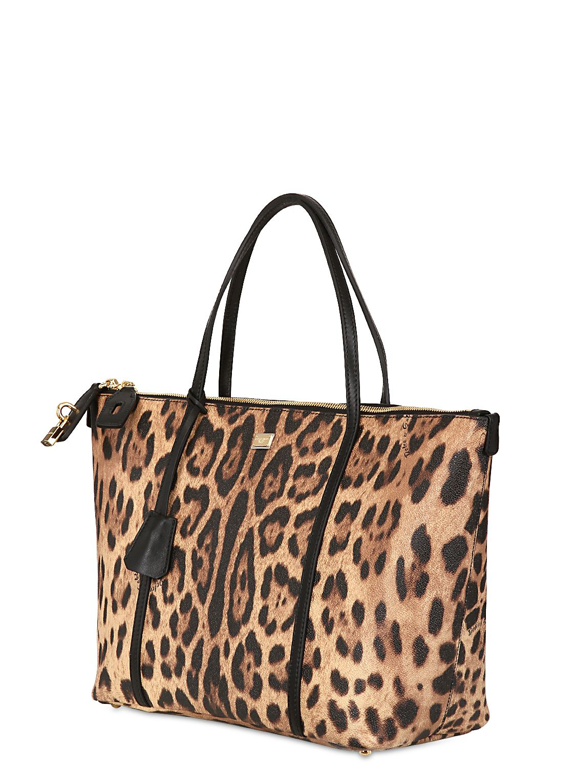 Lyst - Dolce & Gabbana Miss Escape Leopard Print Tote Bag