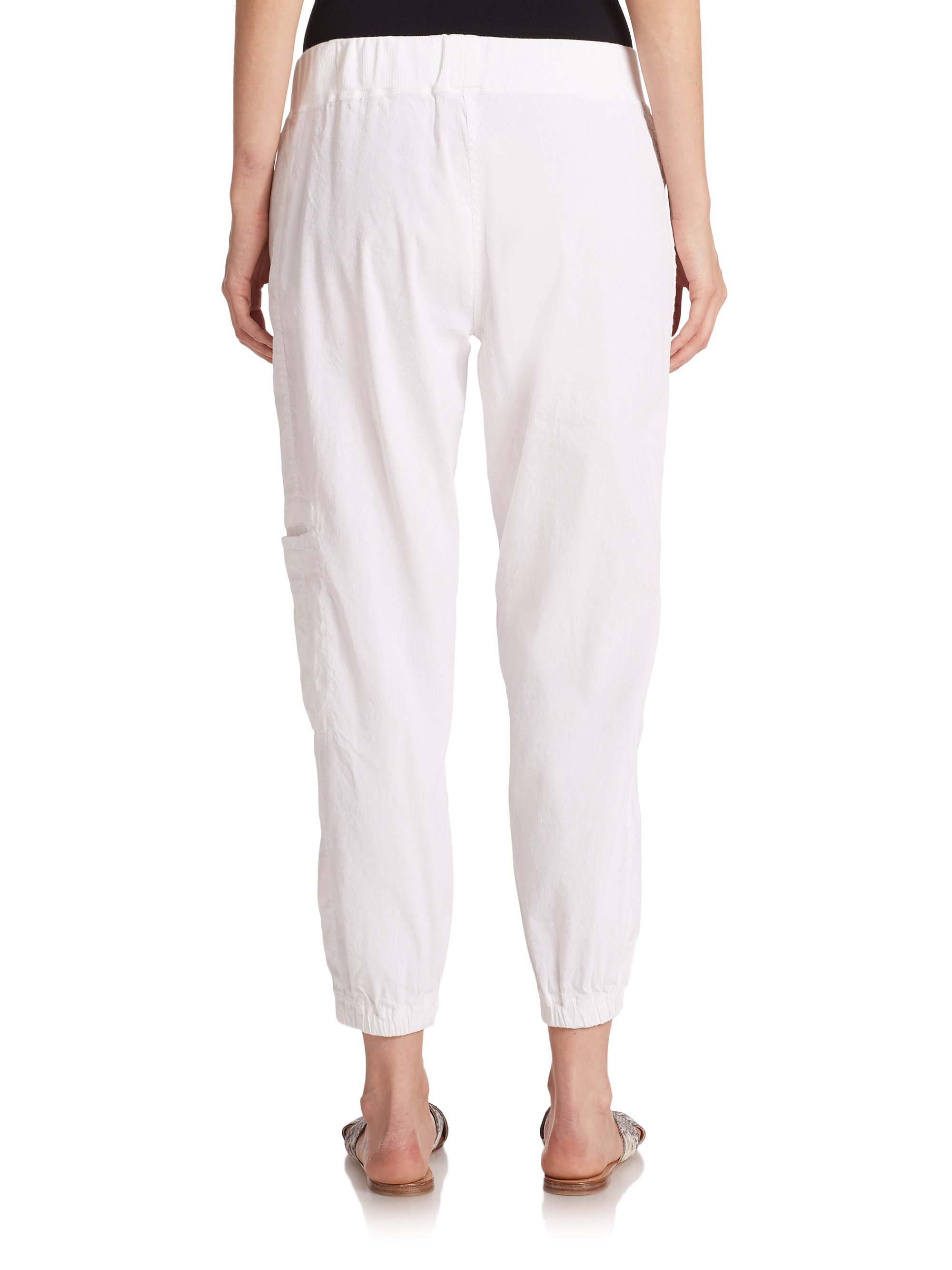 Eileen fisher Lounge Pants in White | Lyst