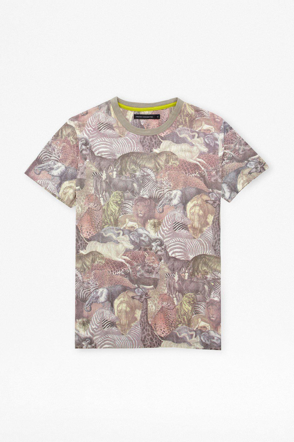 French connection Noah'S Ark T-Shirt in Natural for Men | Lyst