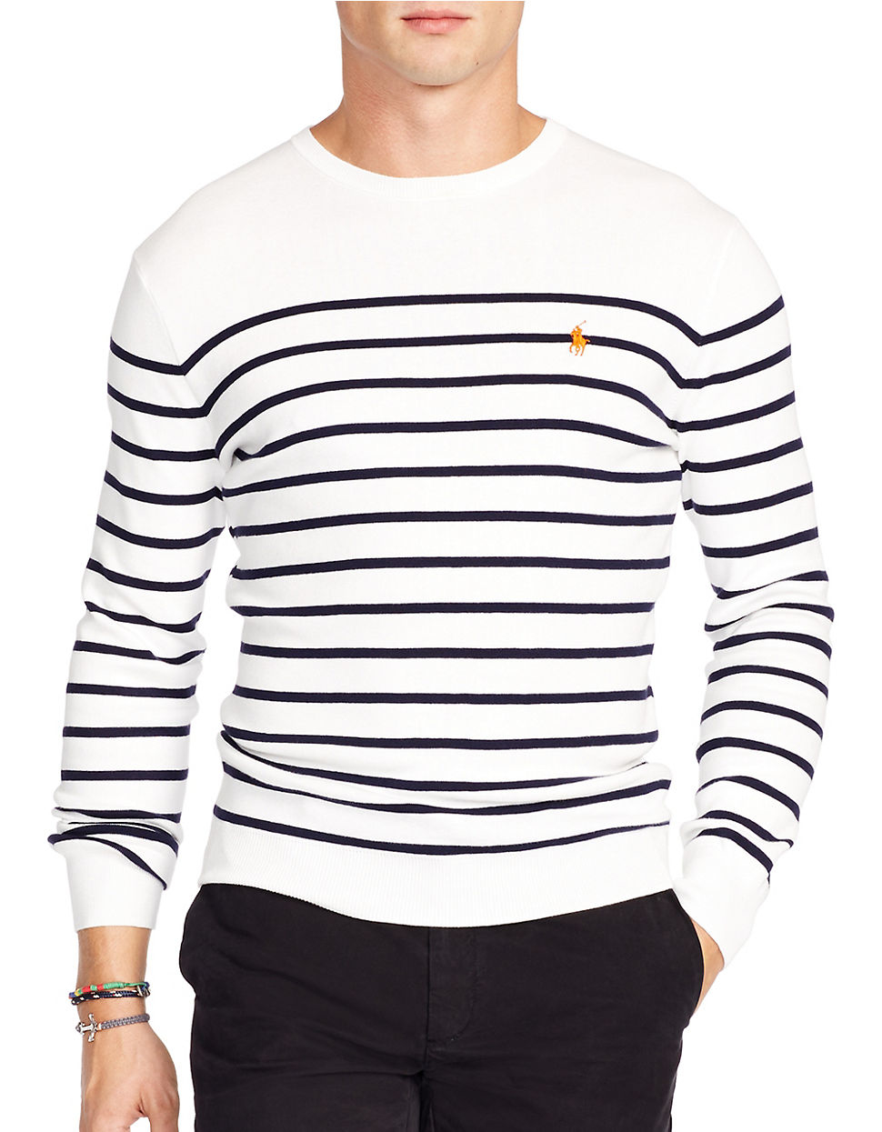 polo sweater crewneck