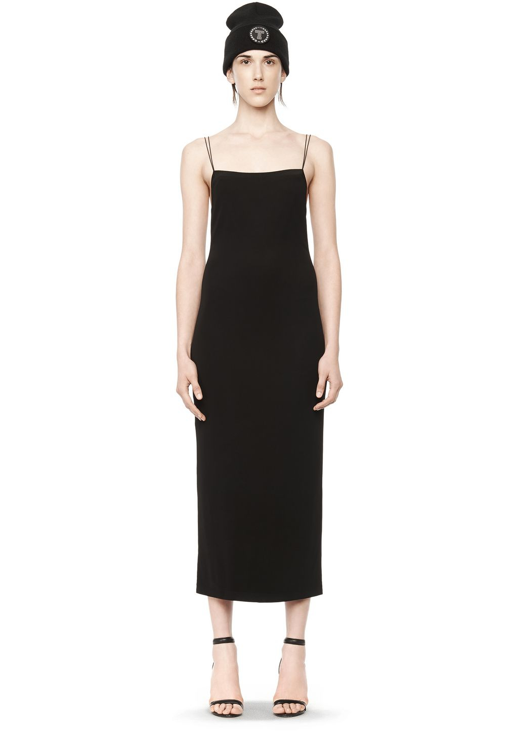 Lyst - Alexander Wang Matte Jersey Backless Dress in Black