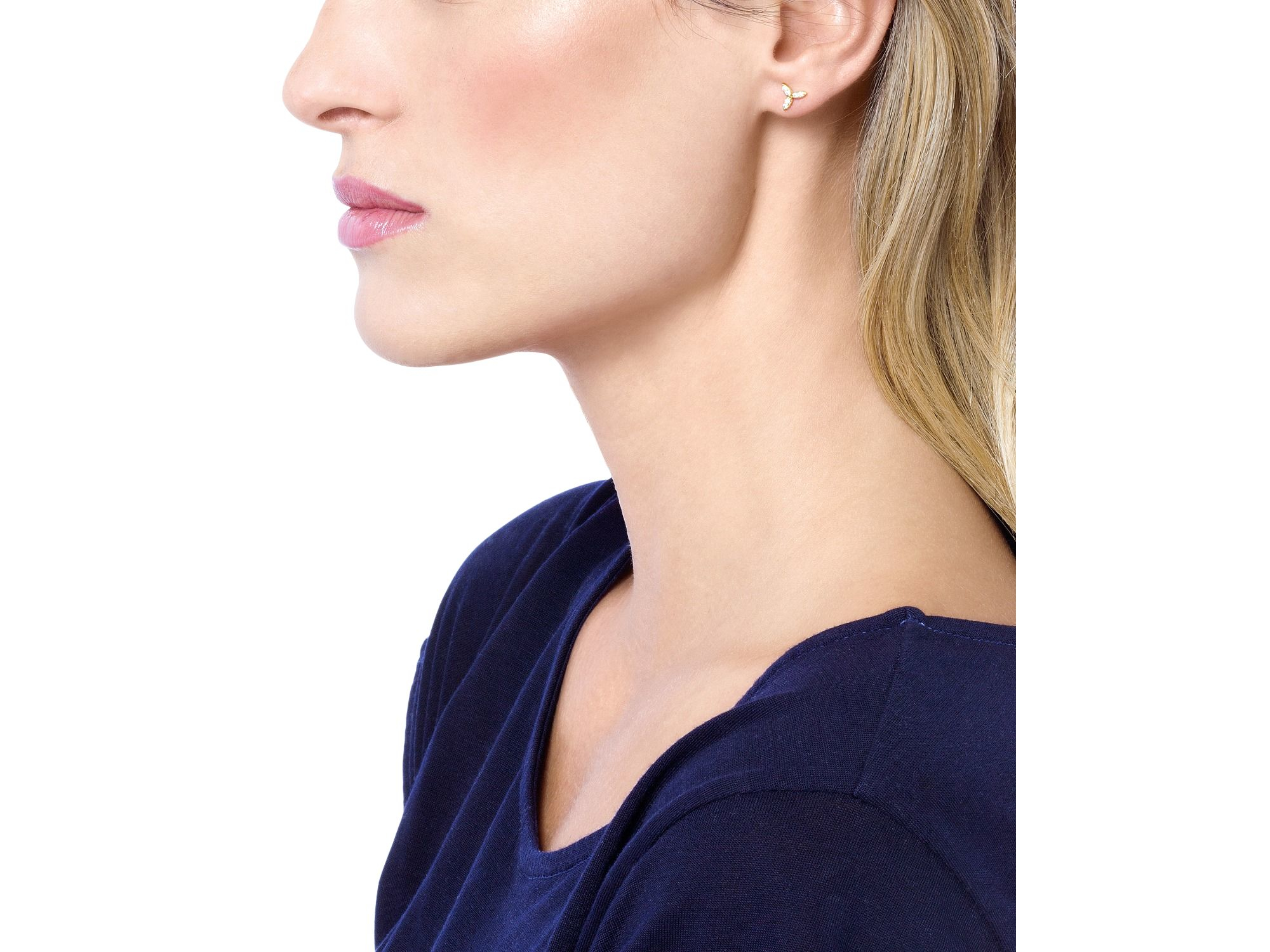 Lyst Gorjana Olympia Shimmer Stud Earrings In Metallic Gallery
