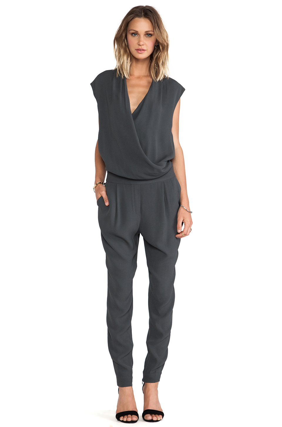 Lyst - By Malene Birger Cointa Fresh Look Jumpsuit in Gray