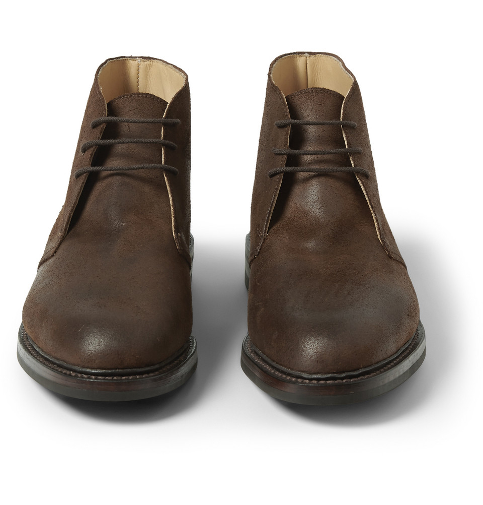 Lyst - George Cleverley Nathan Suede Chukka Boots in Brown for Men