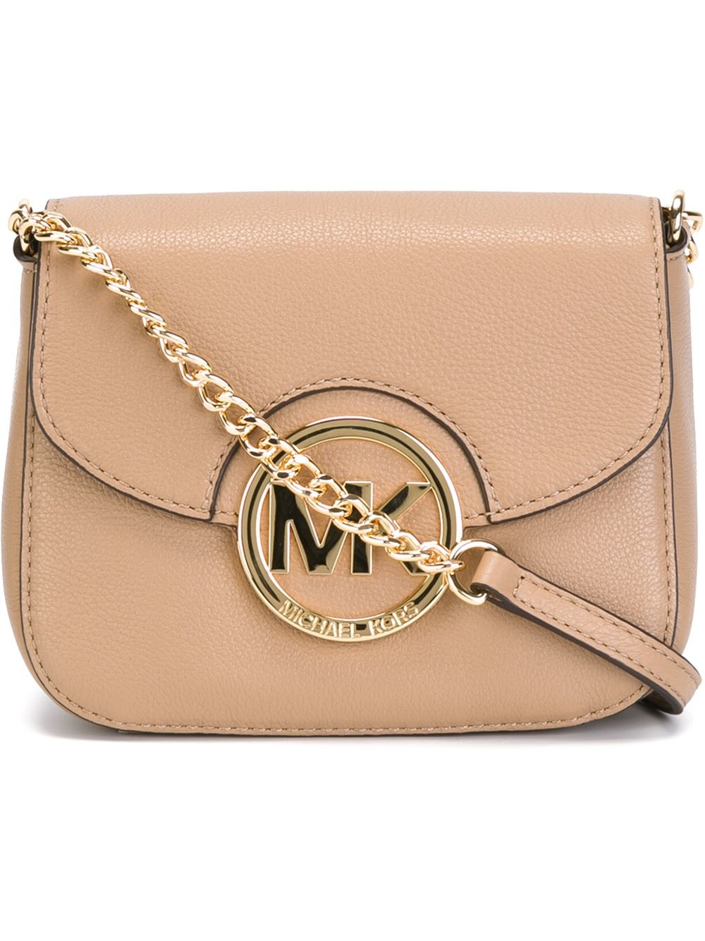 Lyst Michael Kors Fulton Crossbody Bag In Natural Gallery