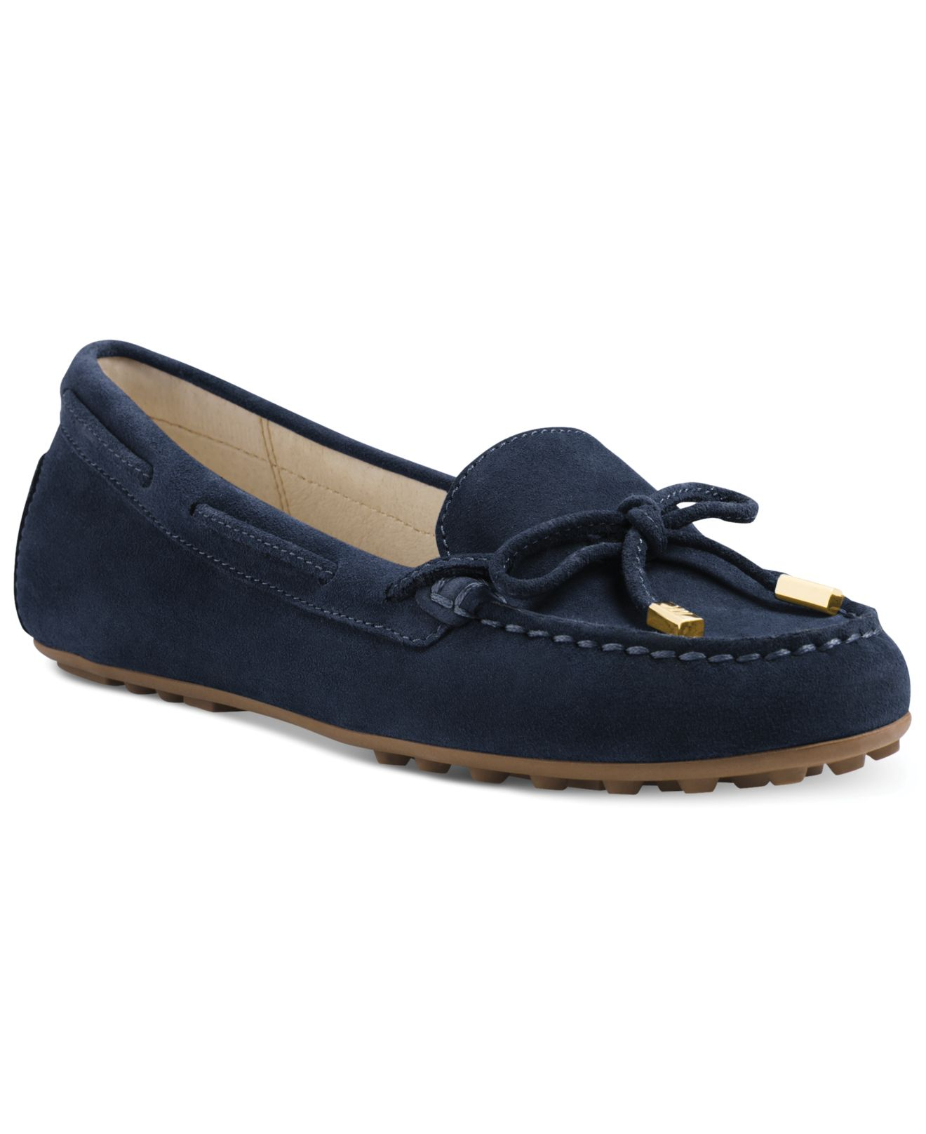 Lyst - Michael Kors Michael Daisy Moc Flats in Blue