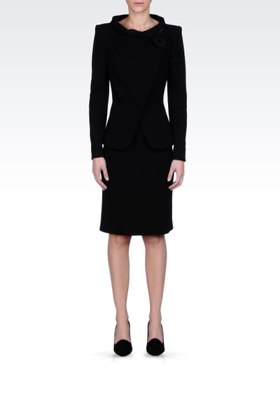 Armani Womens Suit in Black | Lyst