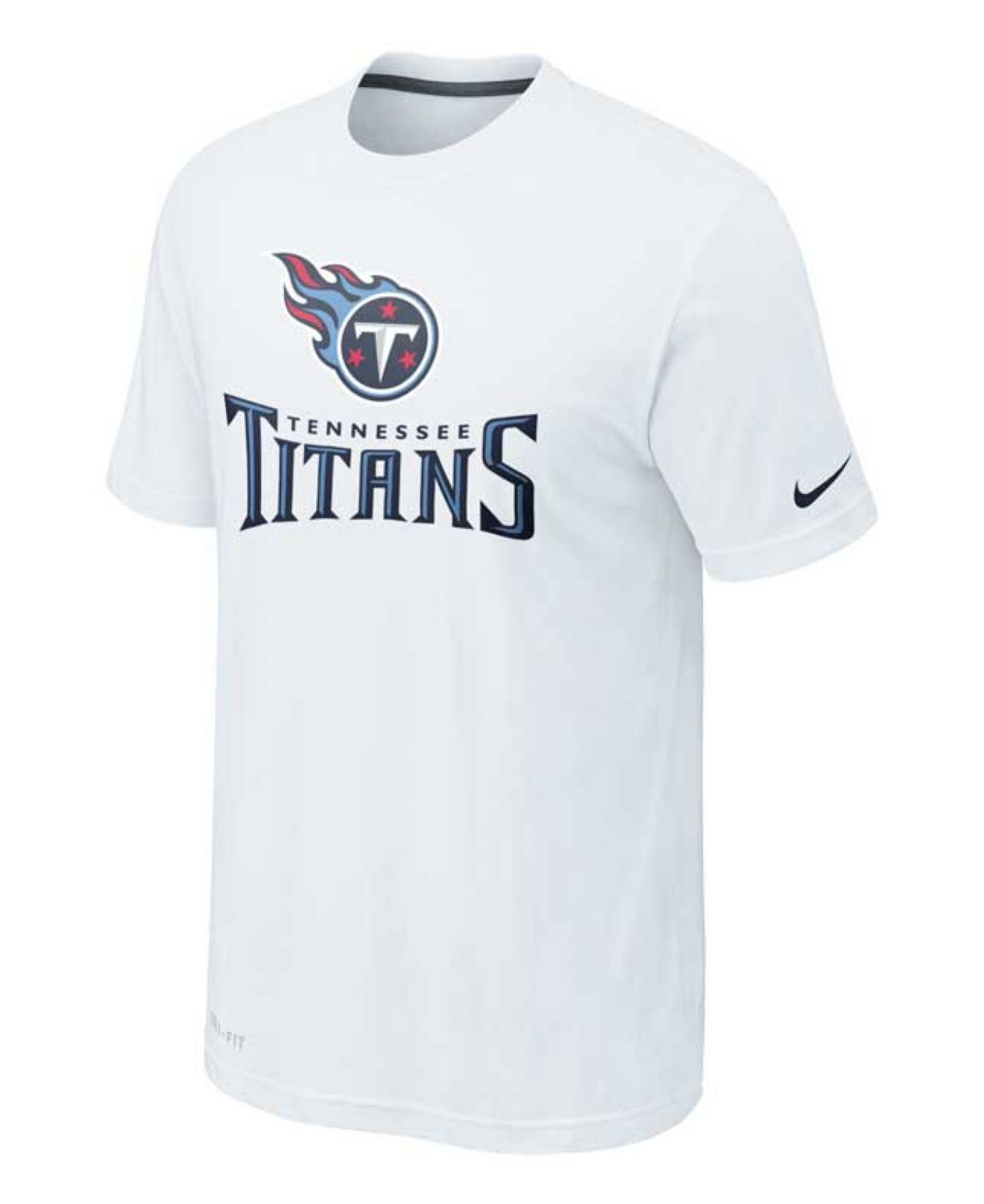 Lyst - Nike Men'S Short-Sleeve Tennessee Titans Logo T-Shirt in White ...