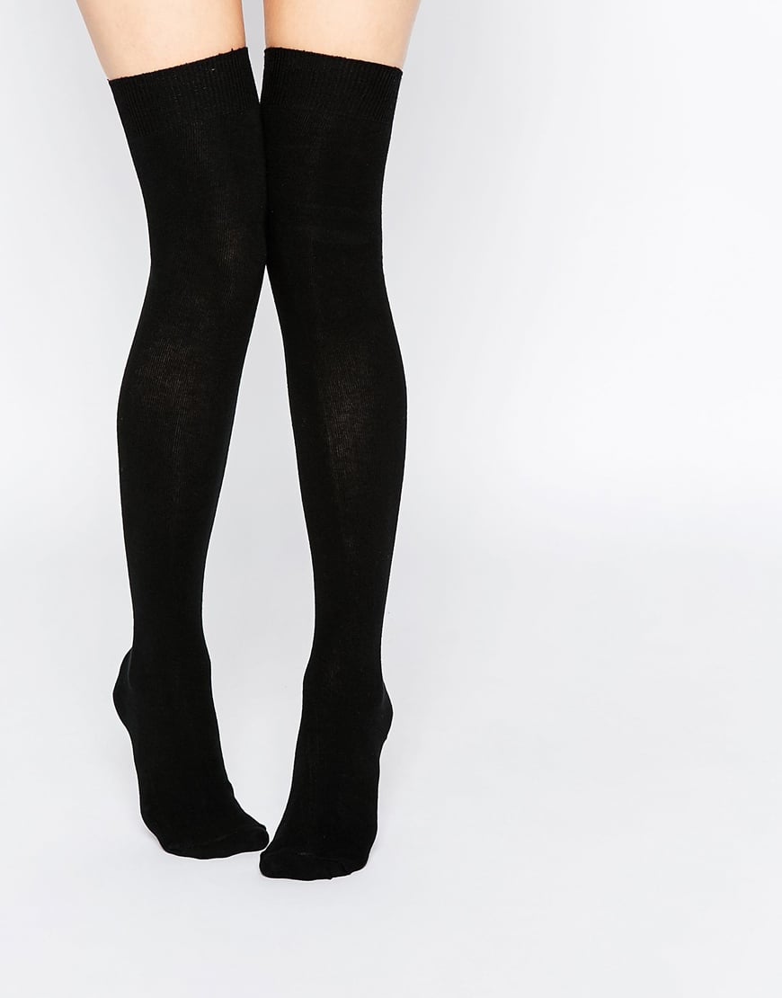 Lyst 7X Over The Knee Socks In Black