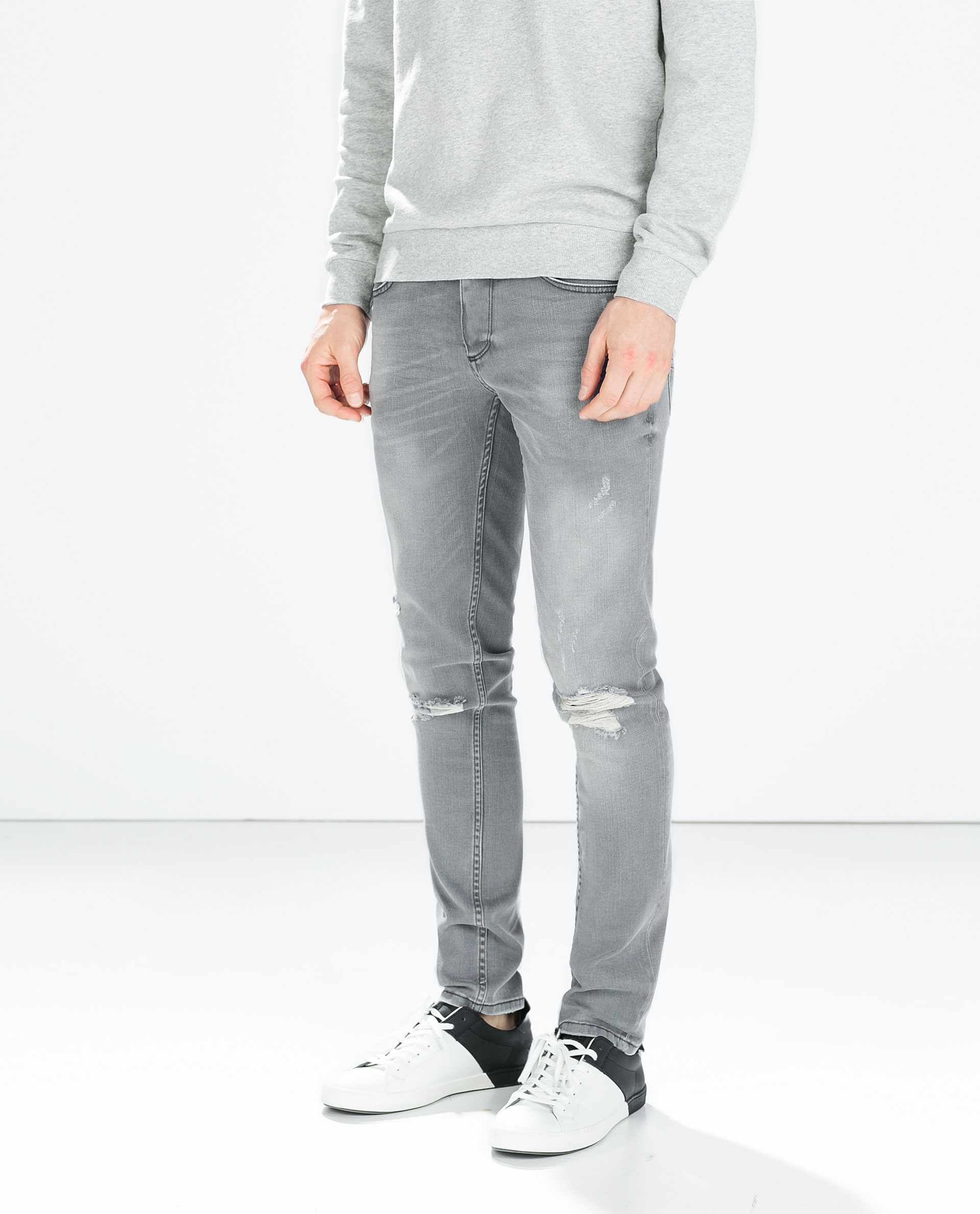 slim fit high rise jeans zara