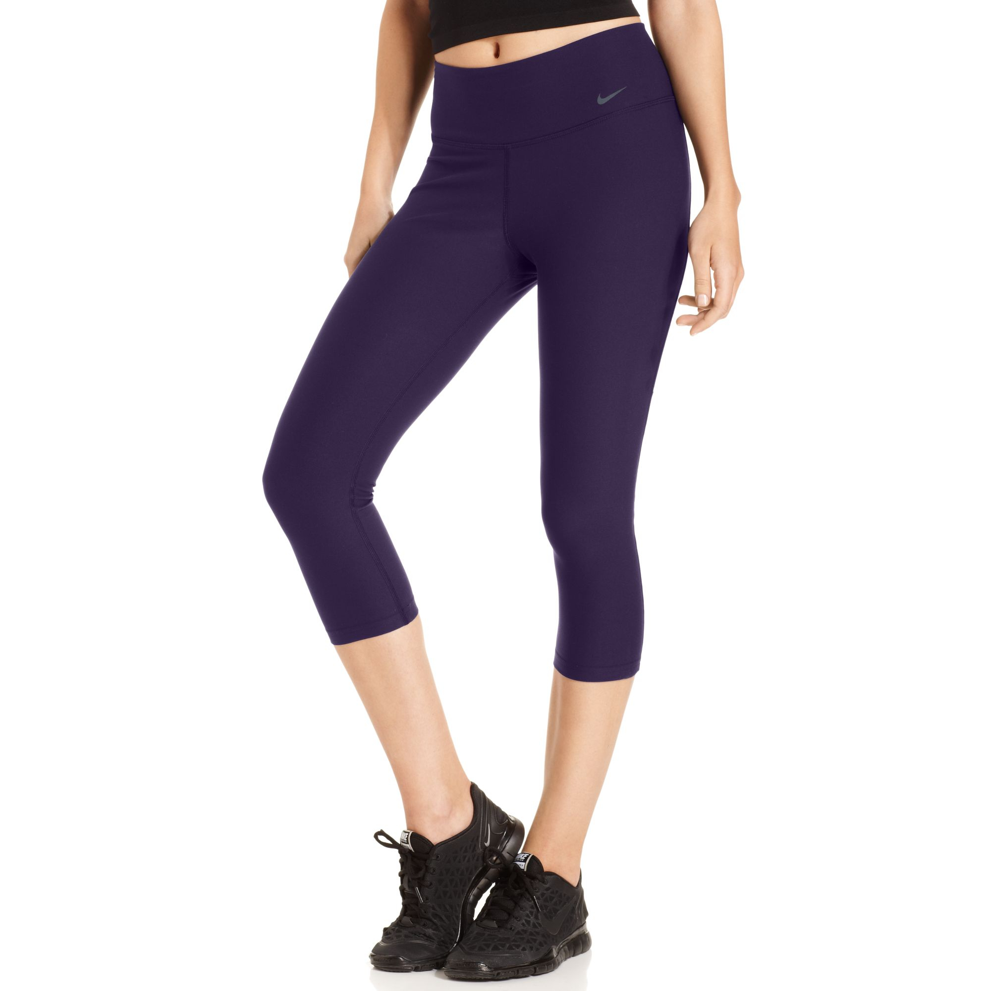 purple nike leggings