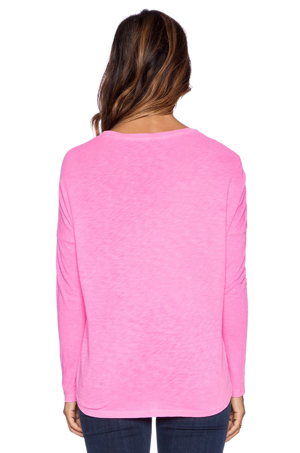 lyst-stateside-long-sleeve-tee-in-pink