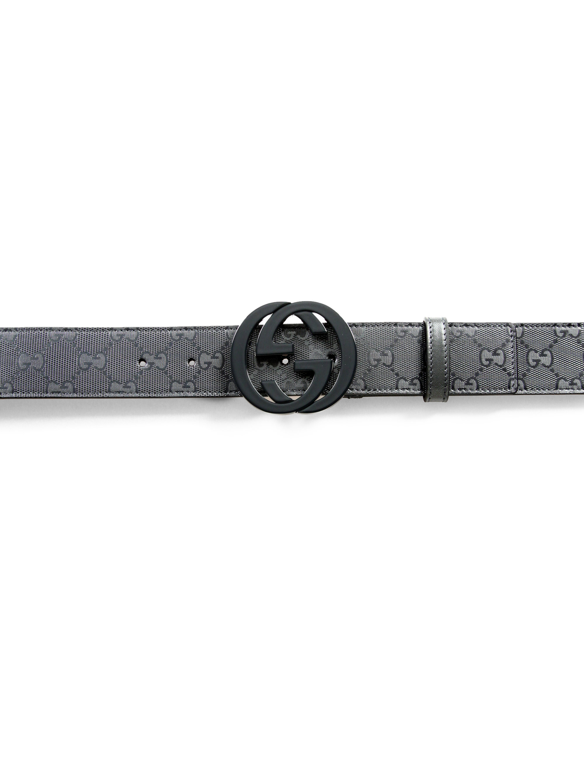 gucci platinum & diamond belt