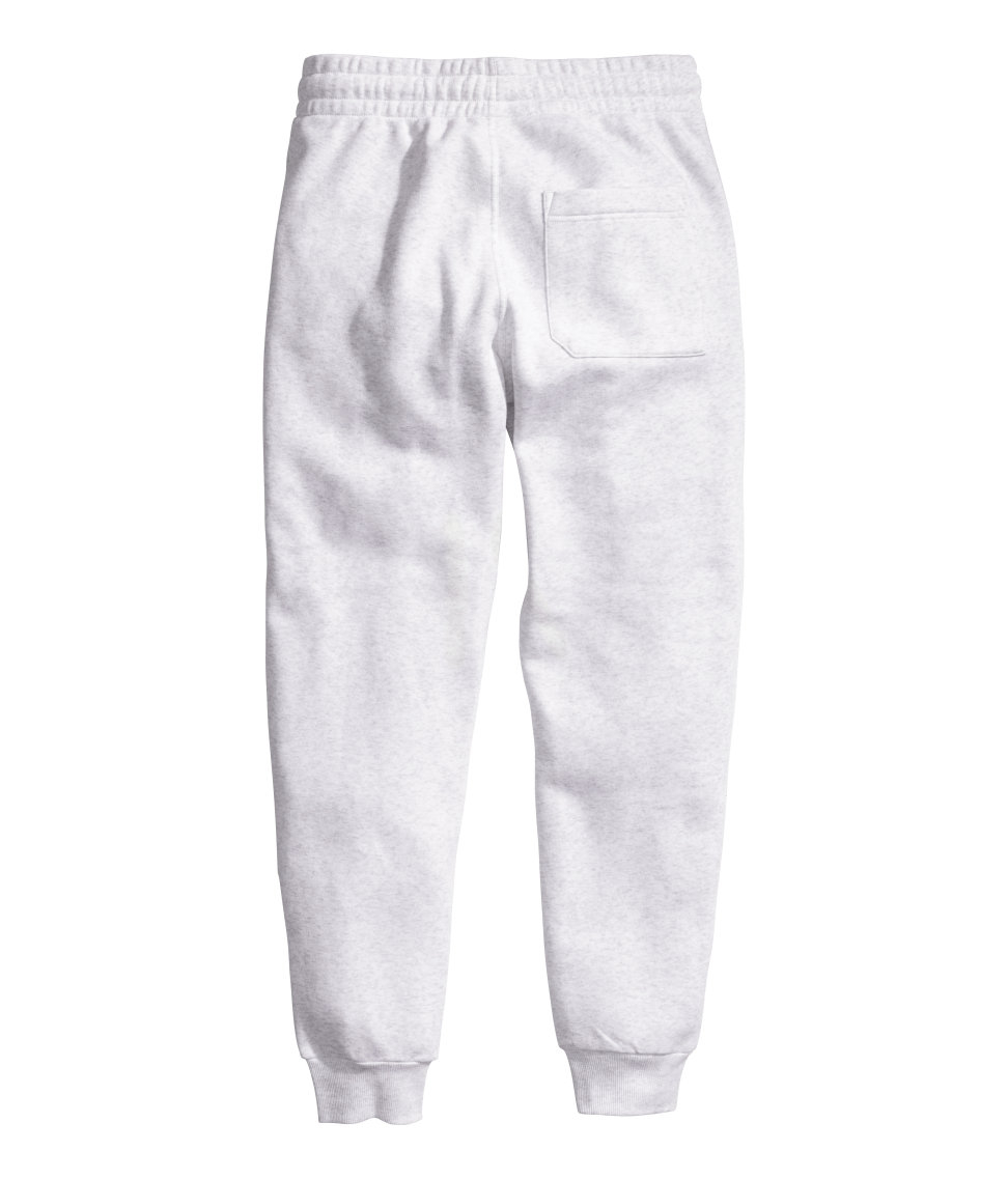 h&m white sweatpants