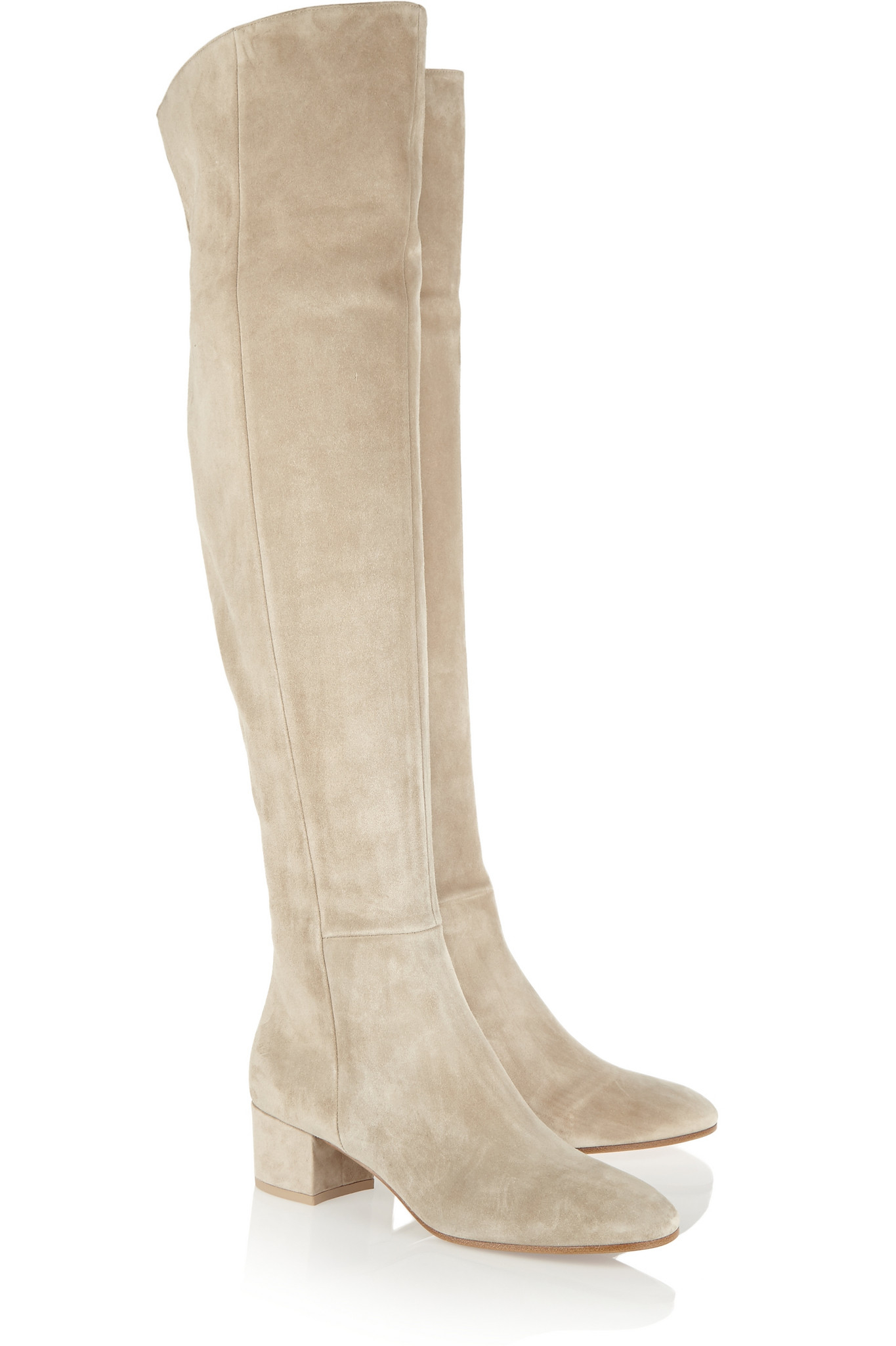 Gianvito rossi Suede Over-the-knee Boots in Multicolor | Lyst
