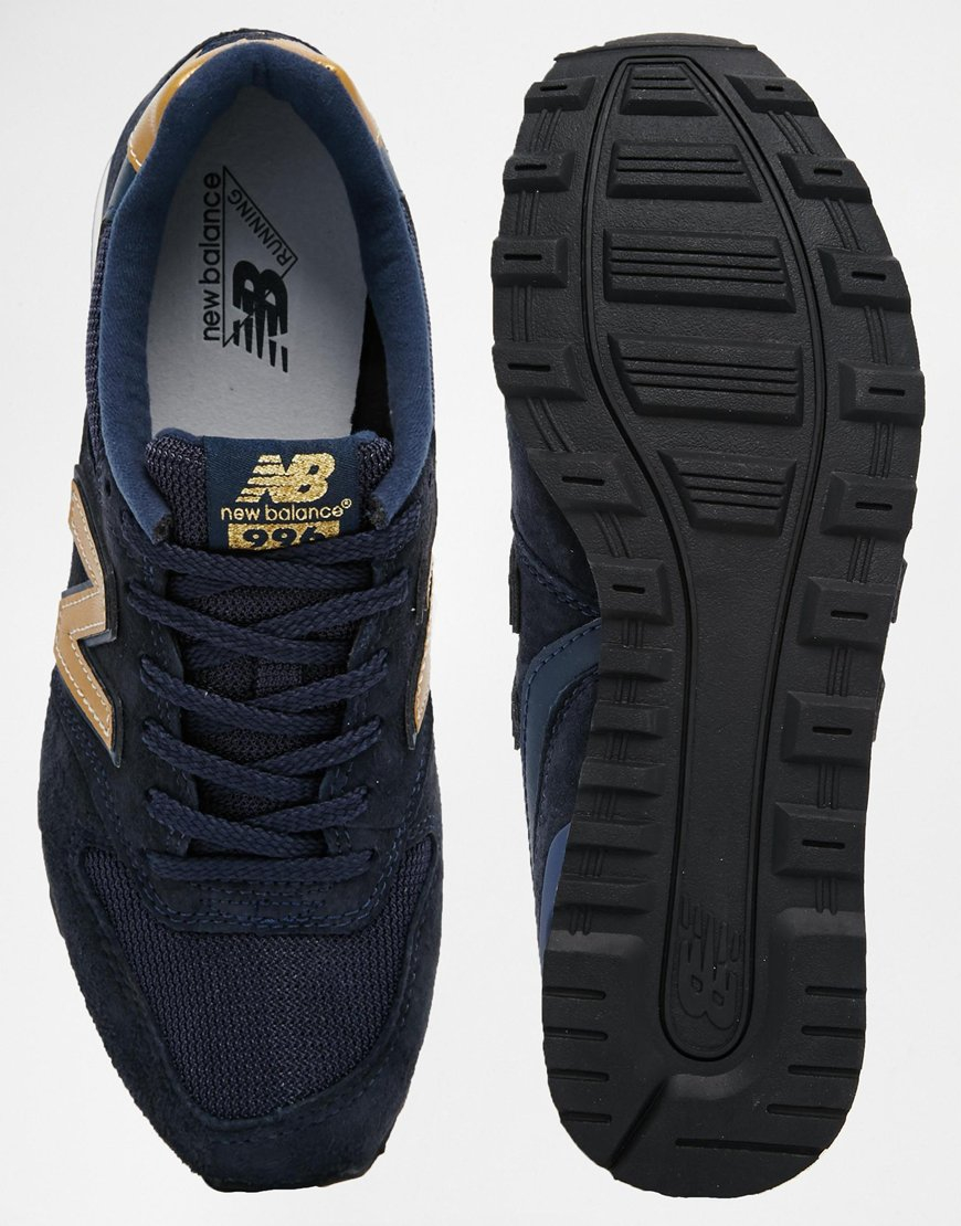 new balance 996 gold trainers