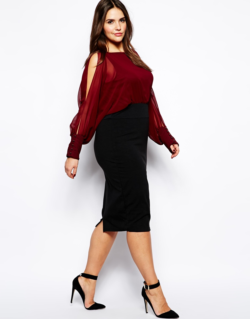 Plus Midi Dresses