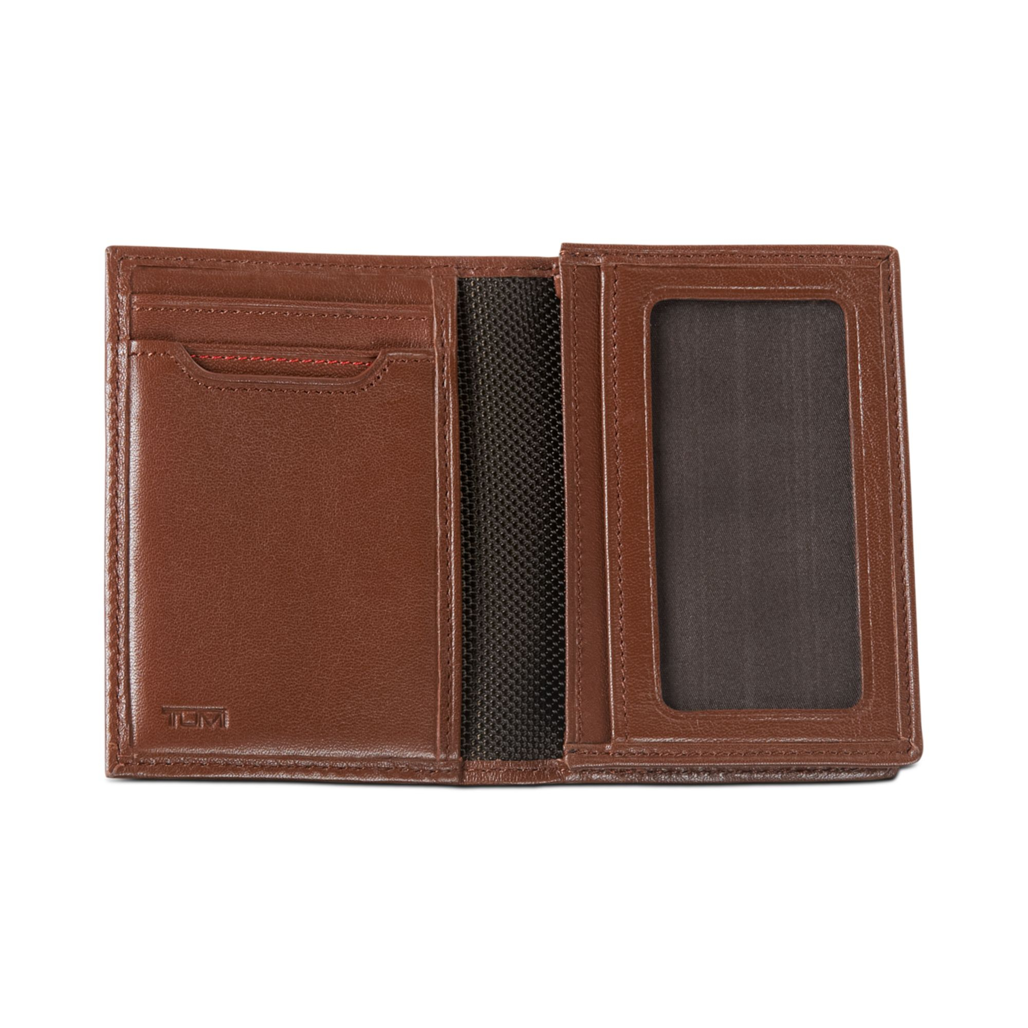 Lyst Tumi Delta Gusseted Leather Card Case in Brown for Men