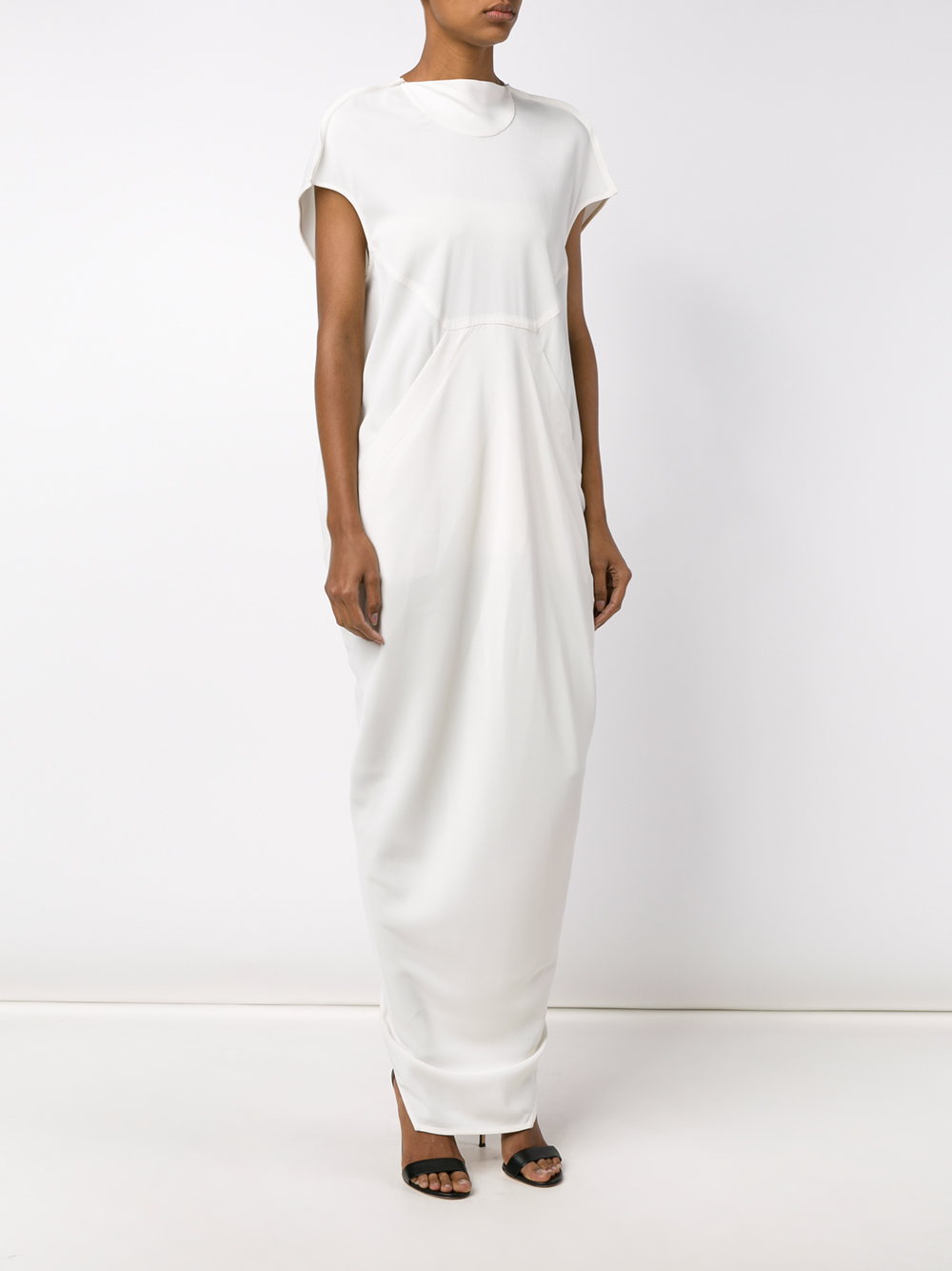 Lyst Rick Owens Long Floating Dress In White Gallery