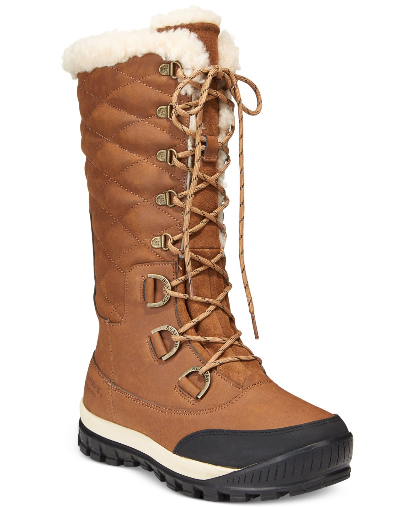 BEARPAW Isabella Waterproof Cold Weather Boots in Brown - Lyst