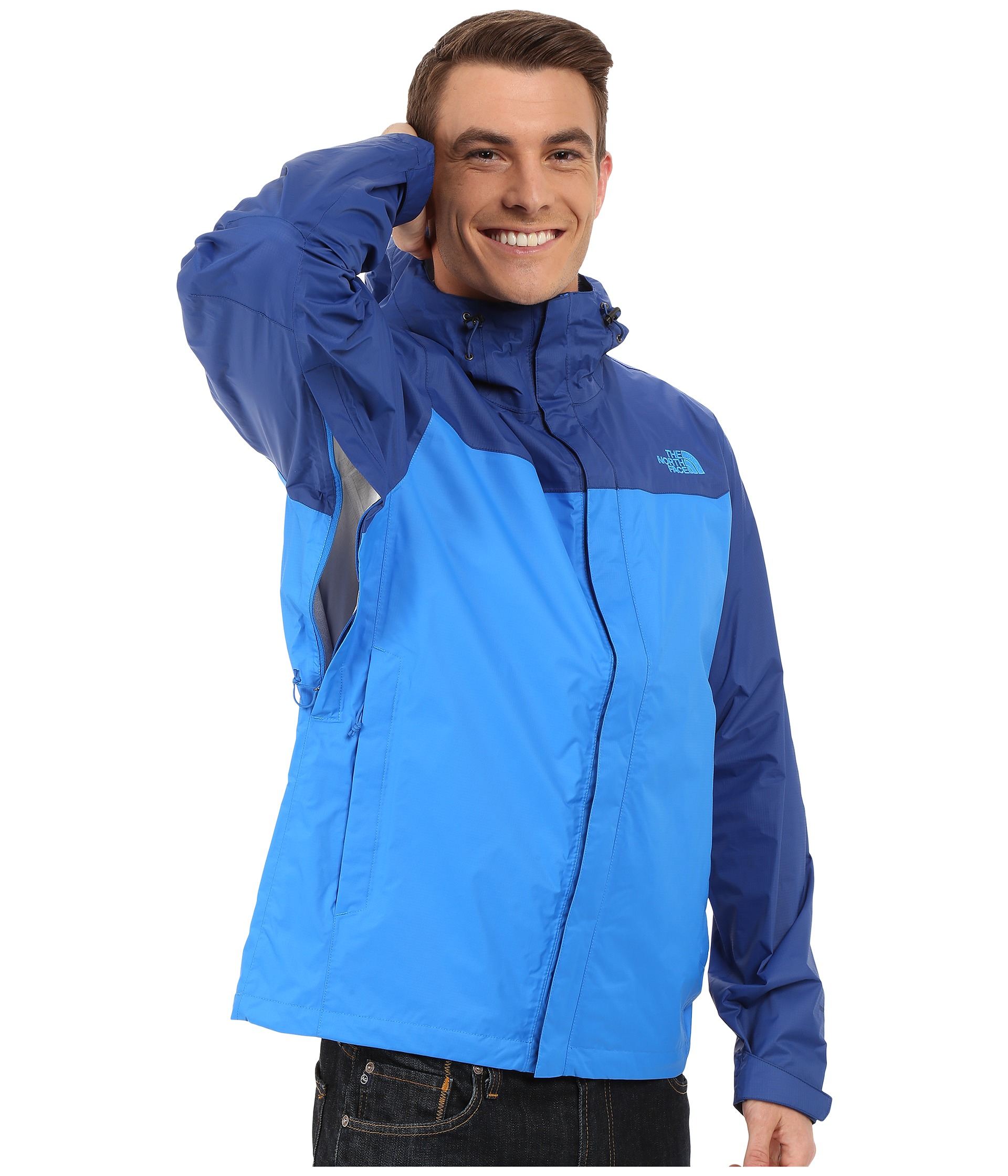 the north face blue coat