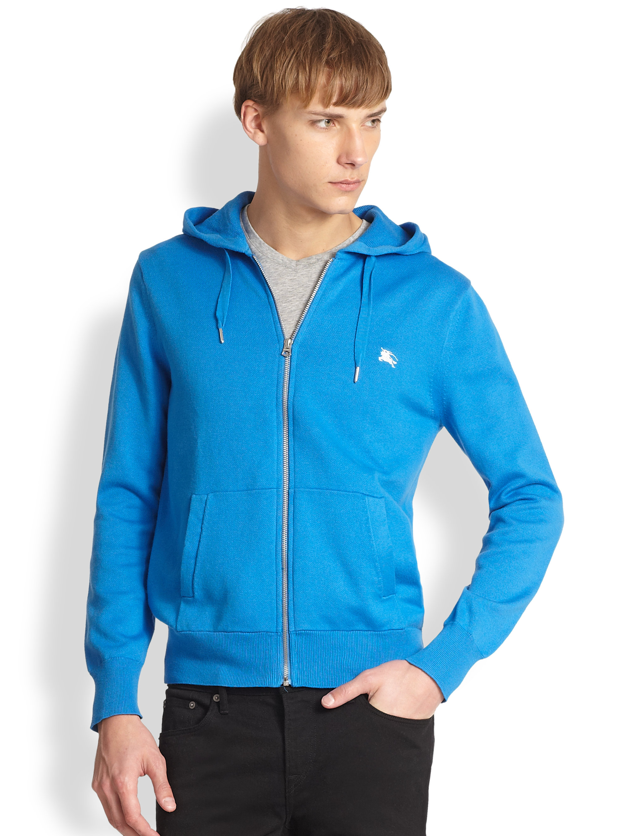 Burberry Brit Chambon Hoodie in Blue for Men (ROYAL BLUE) | Lyst