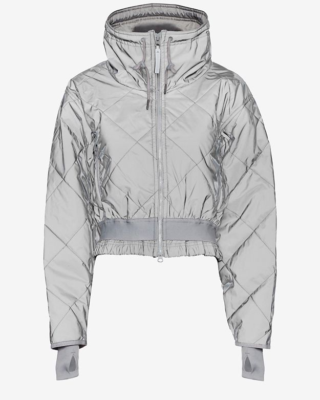 grey adidas puffer jacket