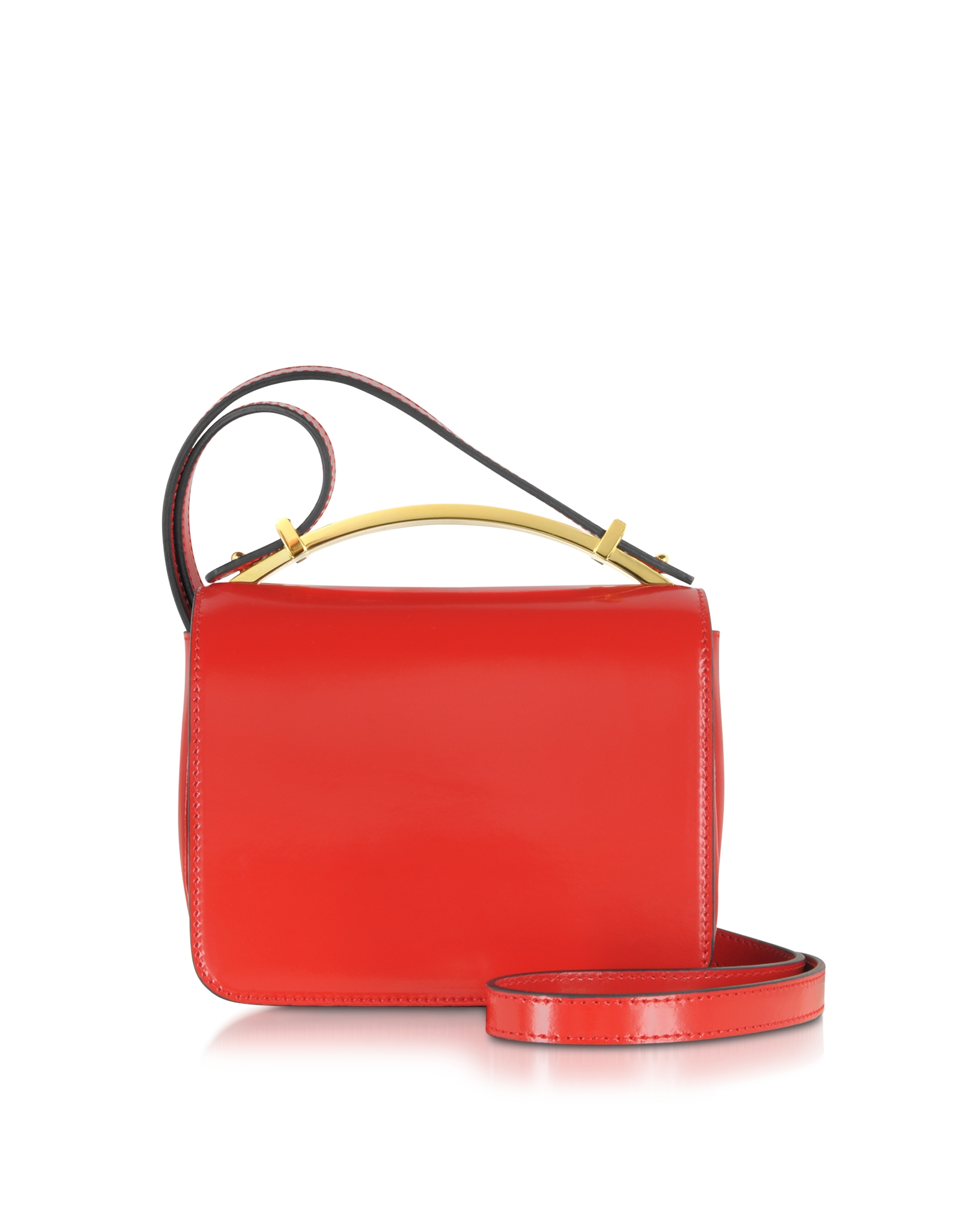 Marni Hot Red Sculpture Bag in Red | Lyst