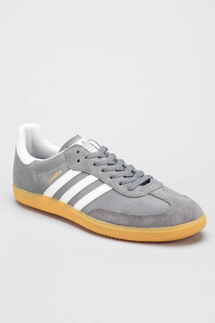 Lyst - Urban Outfitters Adidas Samba Suede Sneaker in Gray for Men