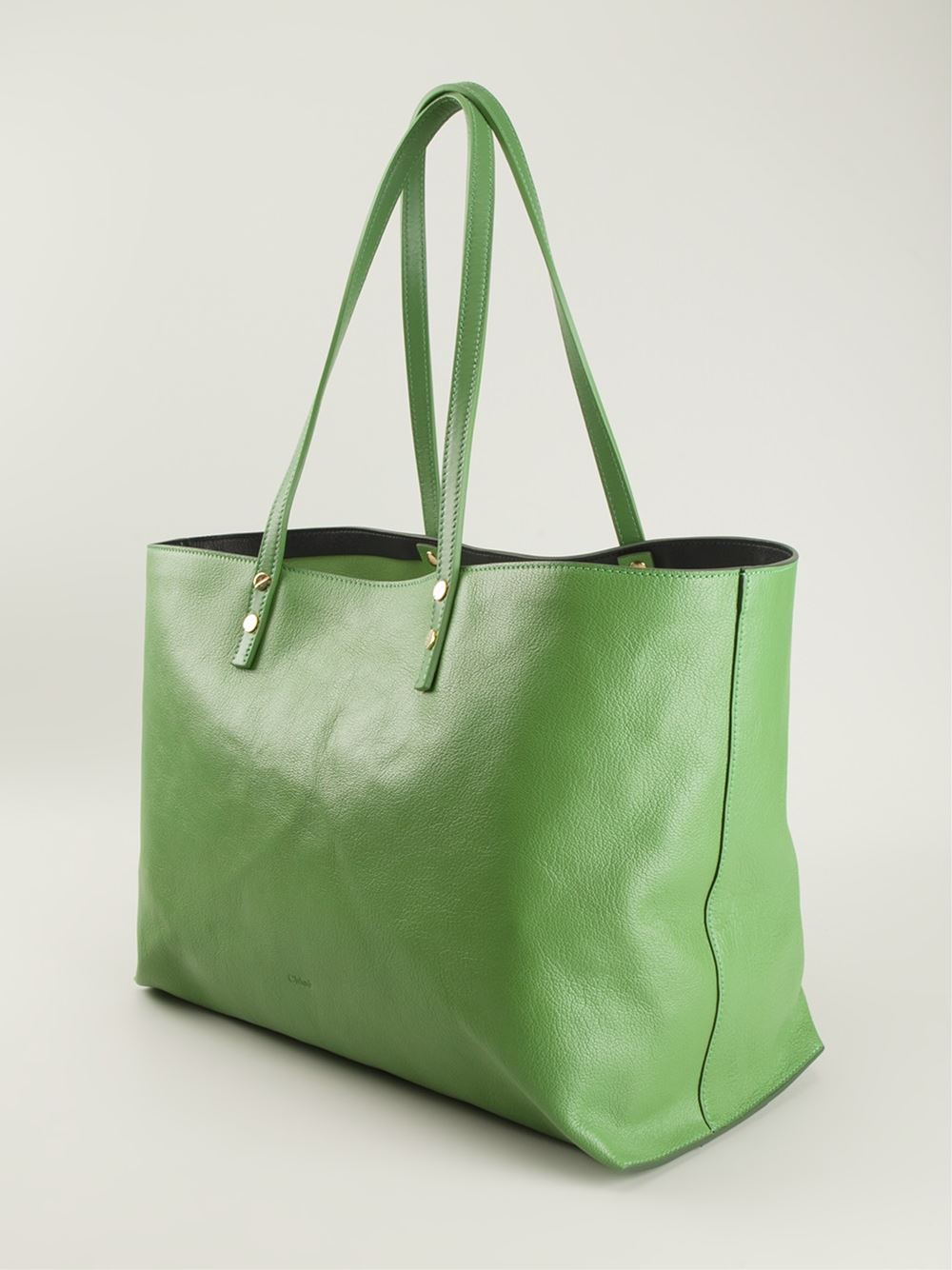 Chlo \u0026#39;Dilan\u0026#39; Shopper Tote in Green | Lyst