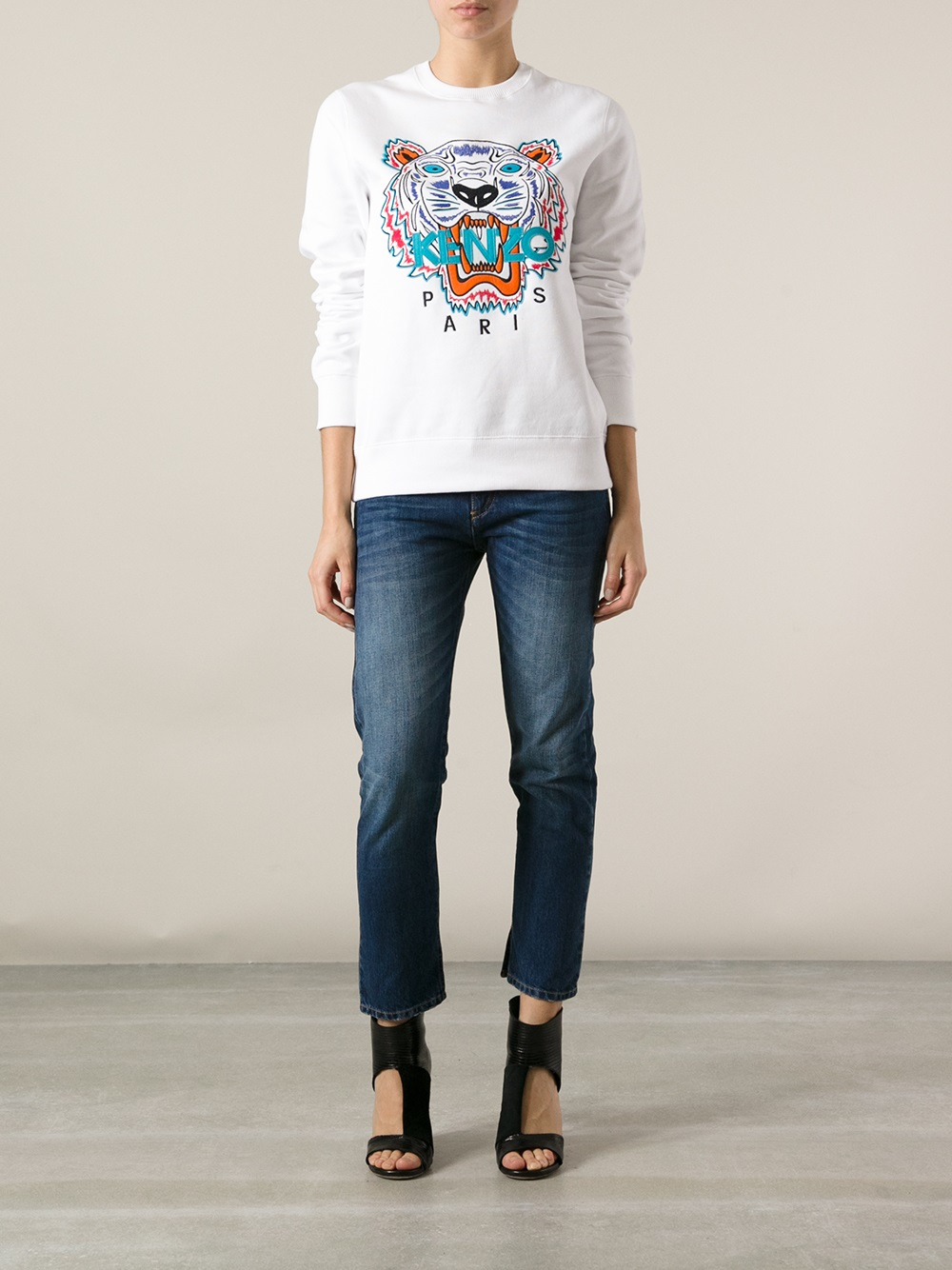 kenzo white sweater