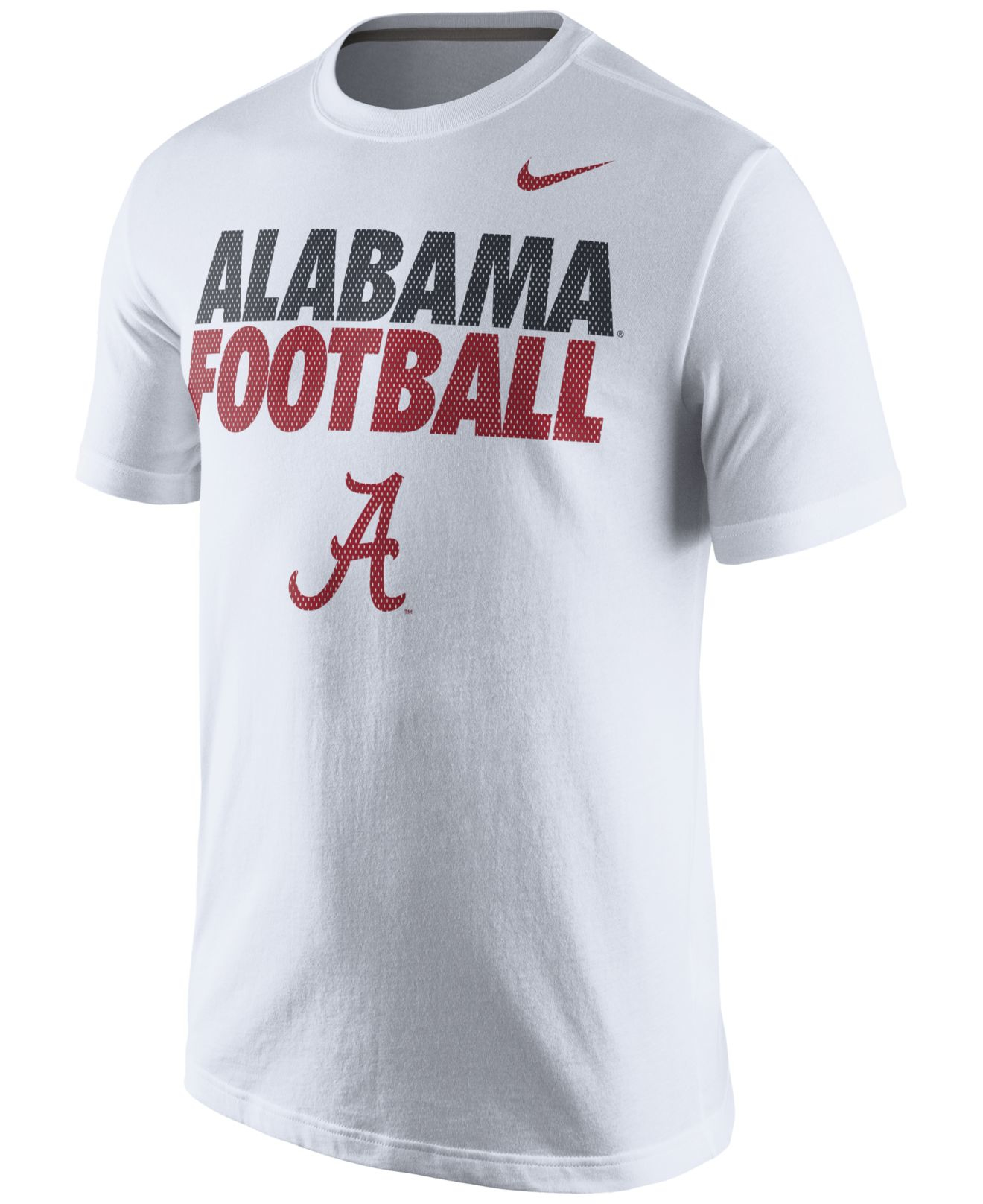 Nike Men's Alabama Crimson Tide Practice T-shirt in White for Men | Lyst