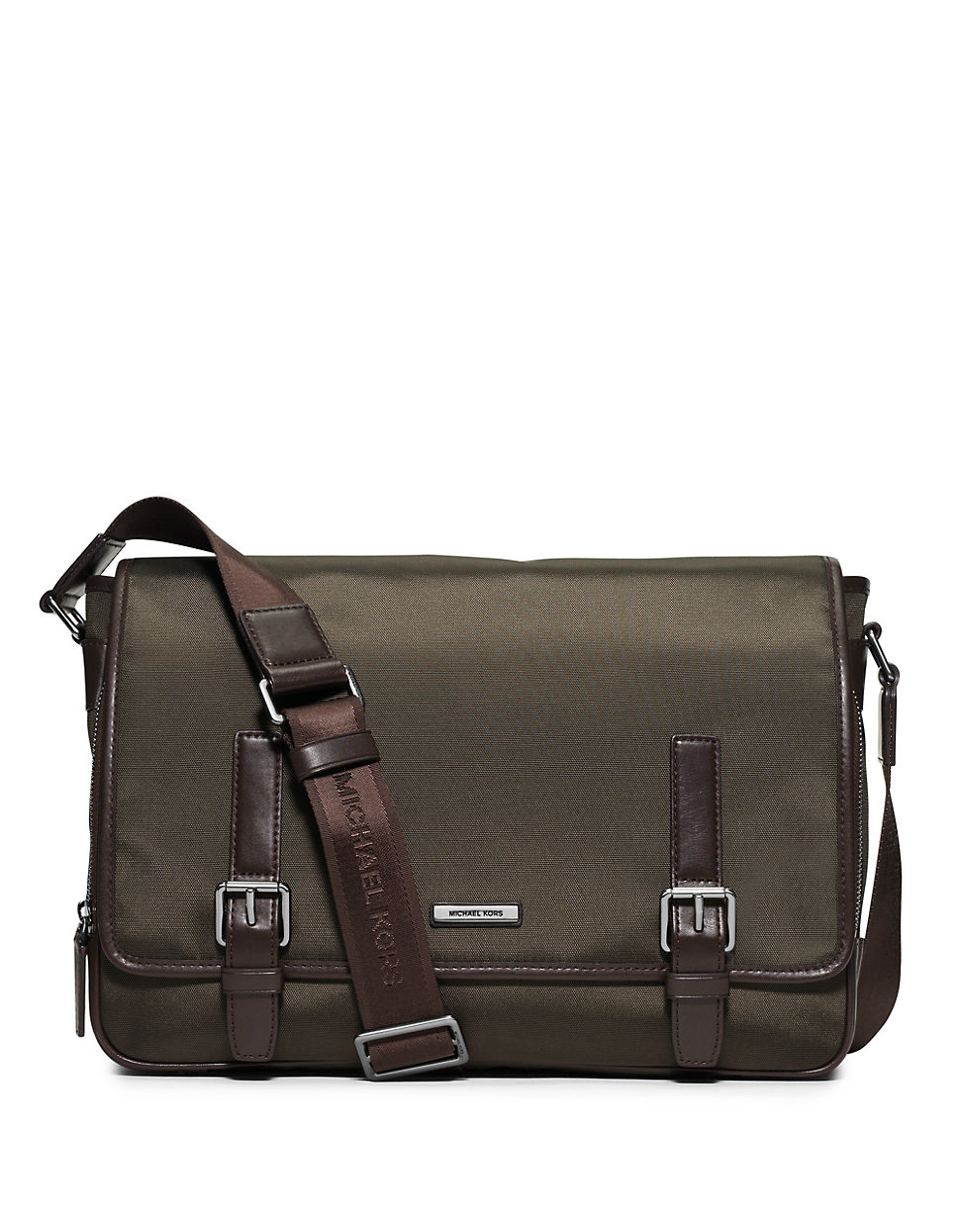 Michael kors Windsor Messenger Bag in Green for Men (Army Green) Lyst