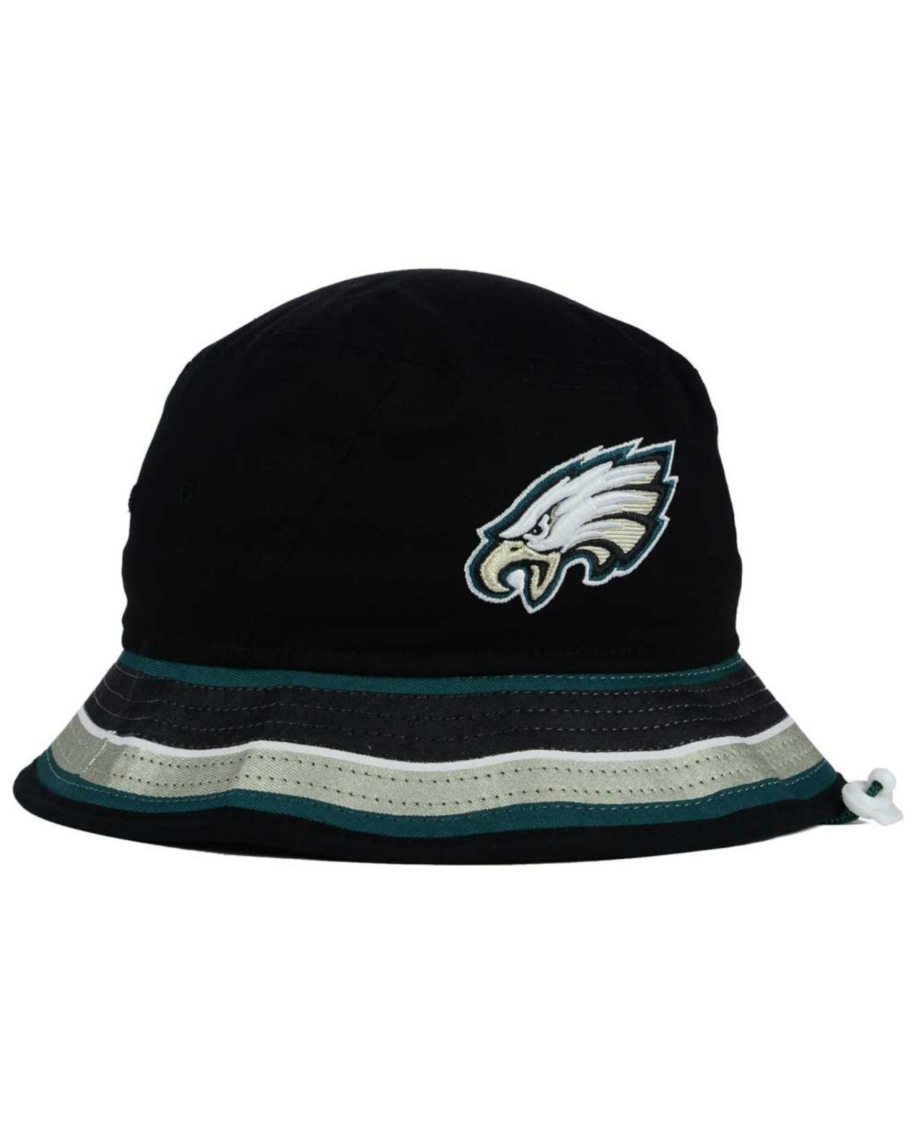 Ktz Philadelphia Eagles Team Stripe Bucket Hat in Black for Men Lyst