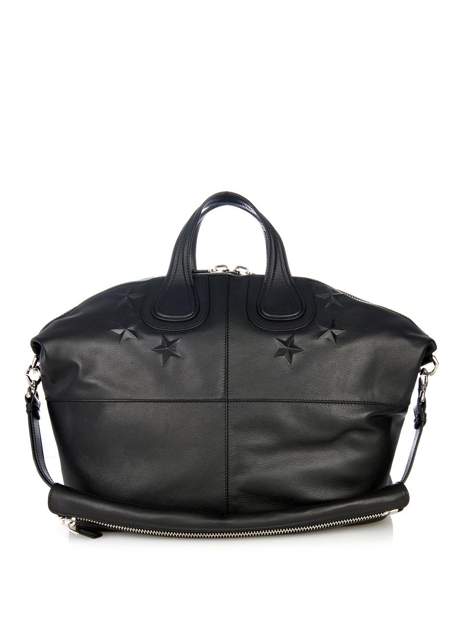 Lyst - Givenchy Nightingale Leather Weekend Bag in Black for Men